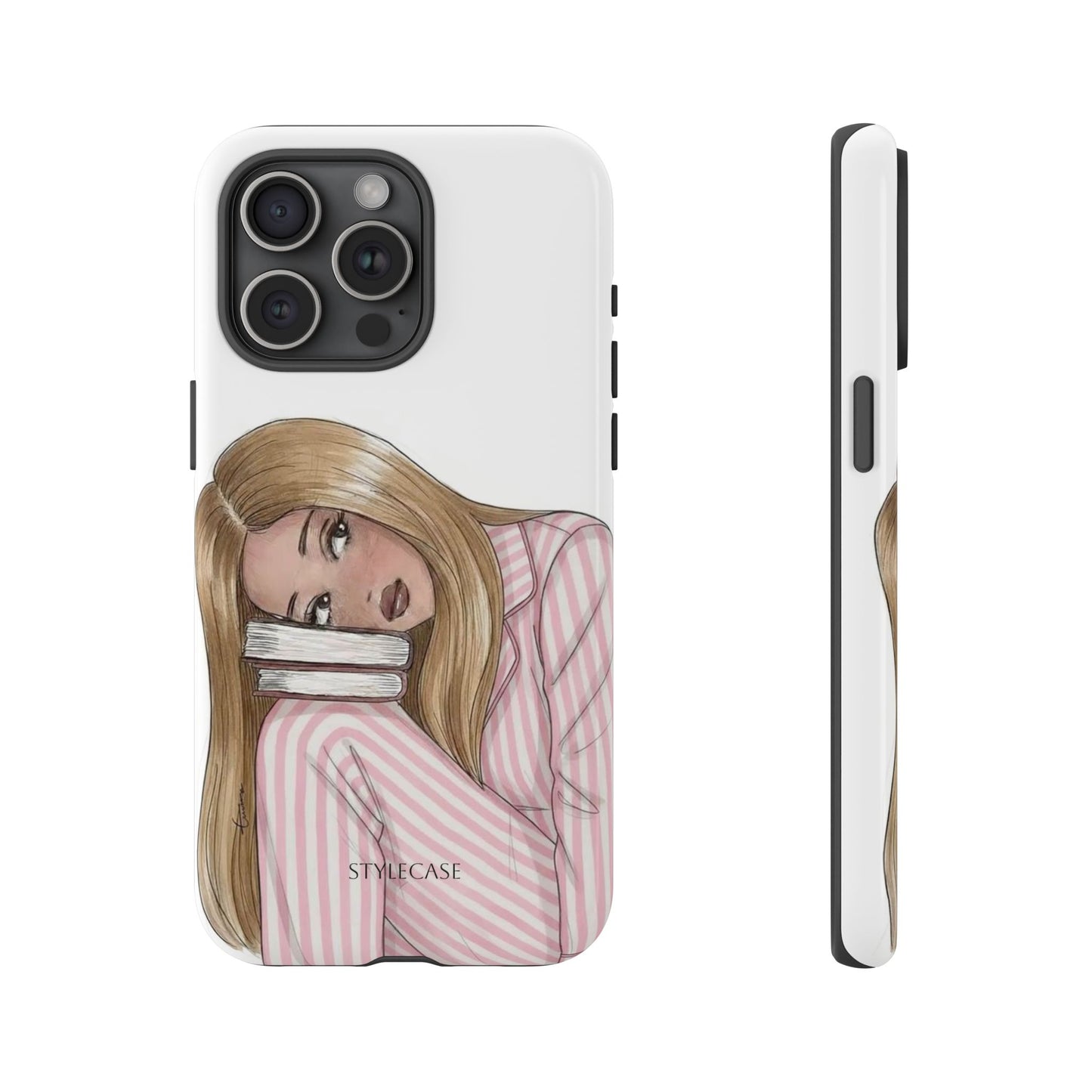 Blonde Girl Phone Case - Books Lover Samsung & Iphone Case