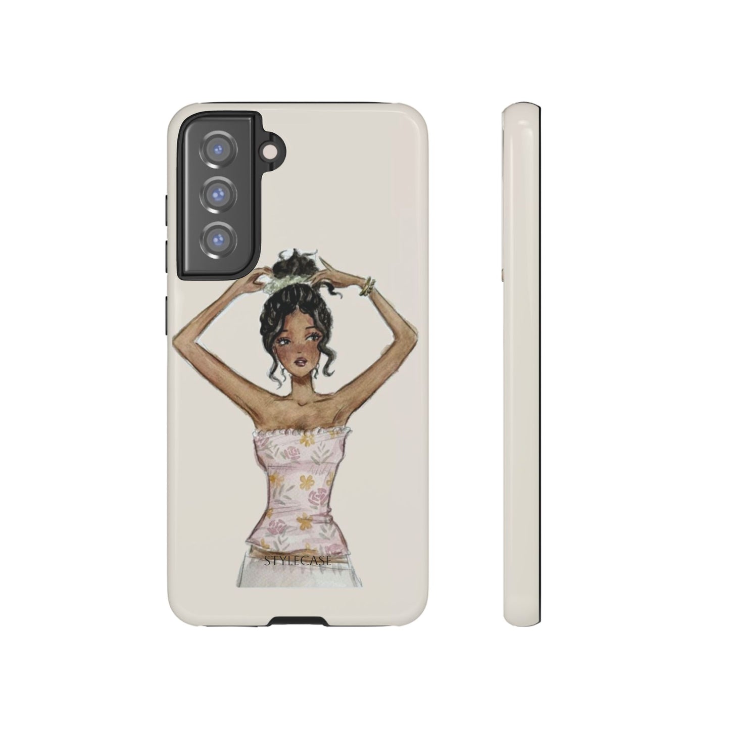 Phone Case — Fashion Illustration Chic Girl Protective Cover