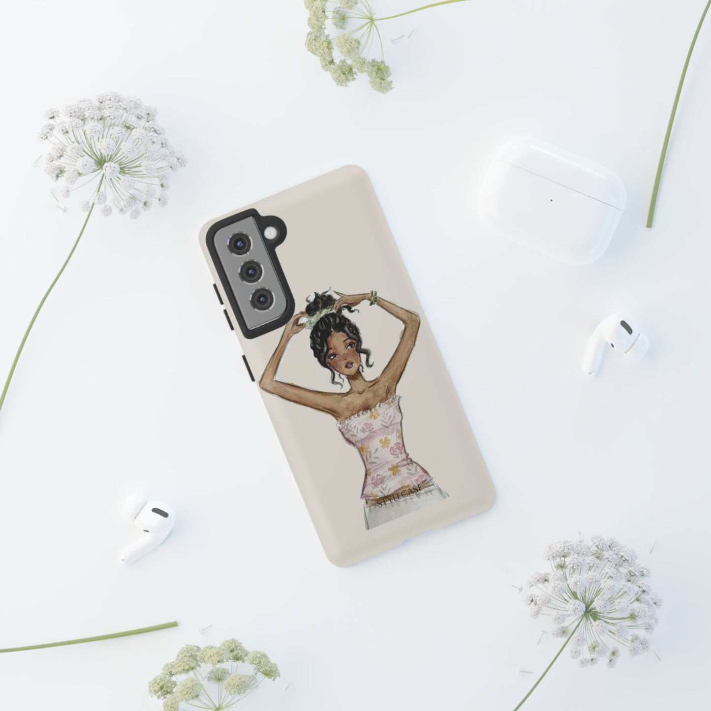 Phone Case — Fashion Illustration Chic Girl Protective Cover