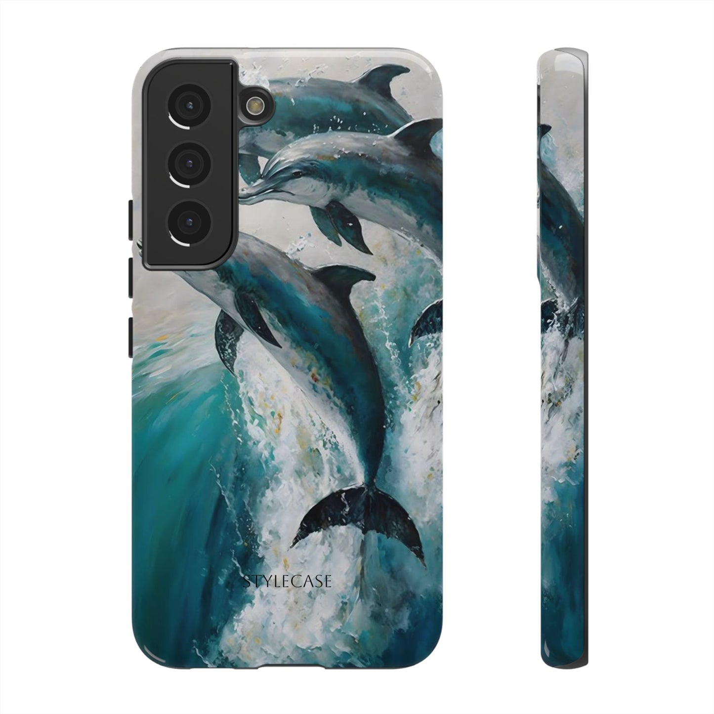 Dolphin Phone Case — Protective Ocean Art iPhone And Samsung Case