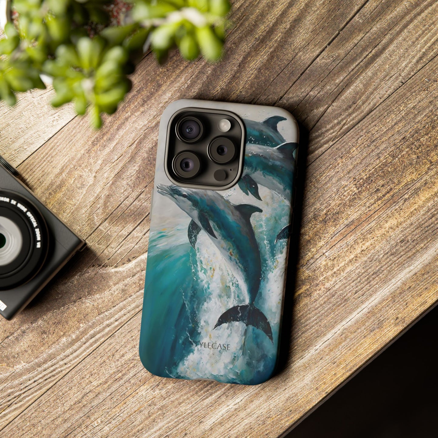 Dolphin Phone Case — Protective Ocean Art iPhone And Samsung Case