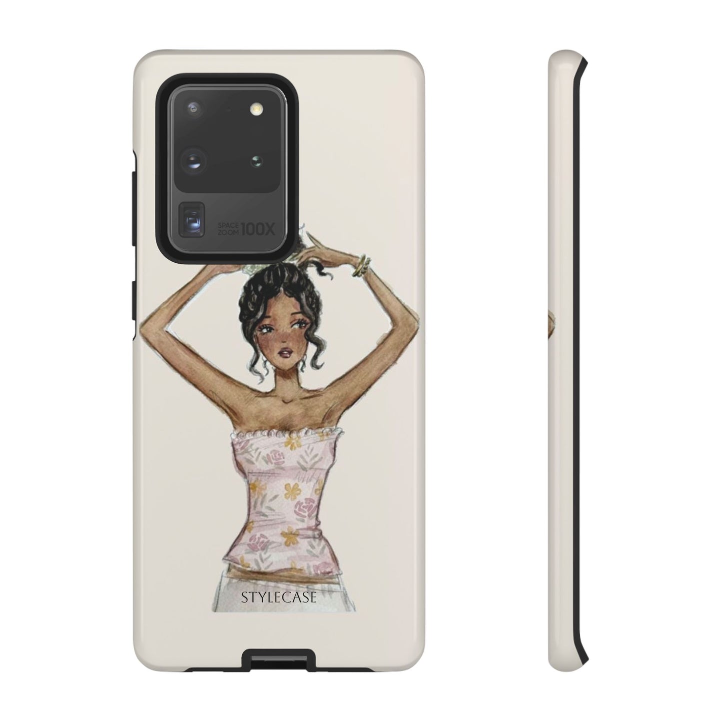 Phone Case — Fashion Illustration Chic Girl Protective Cover