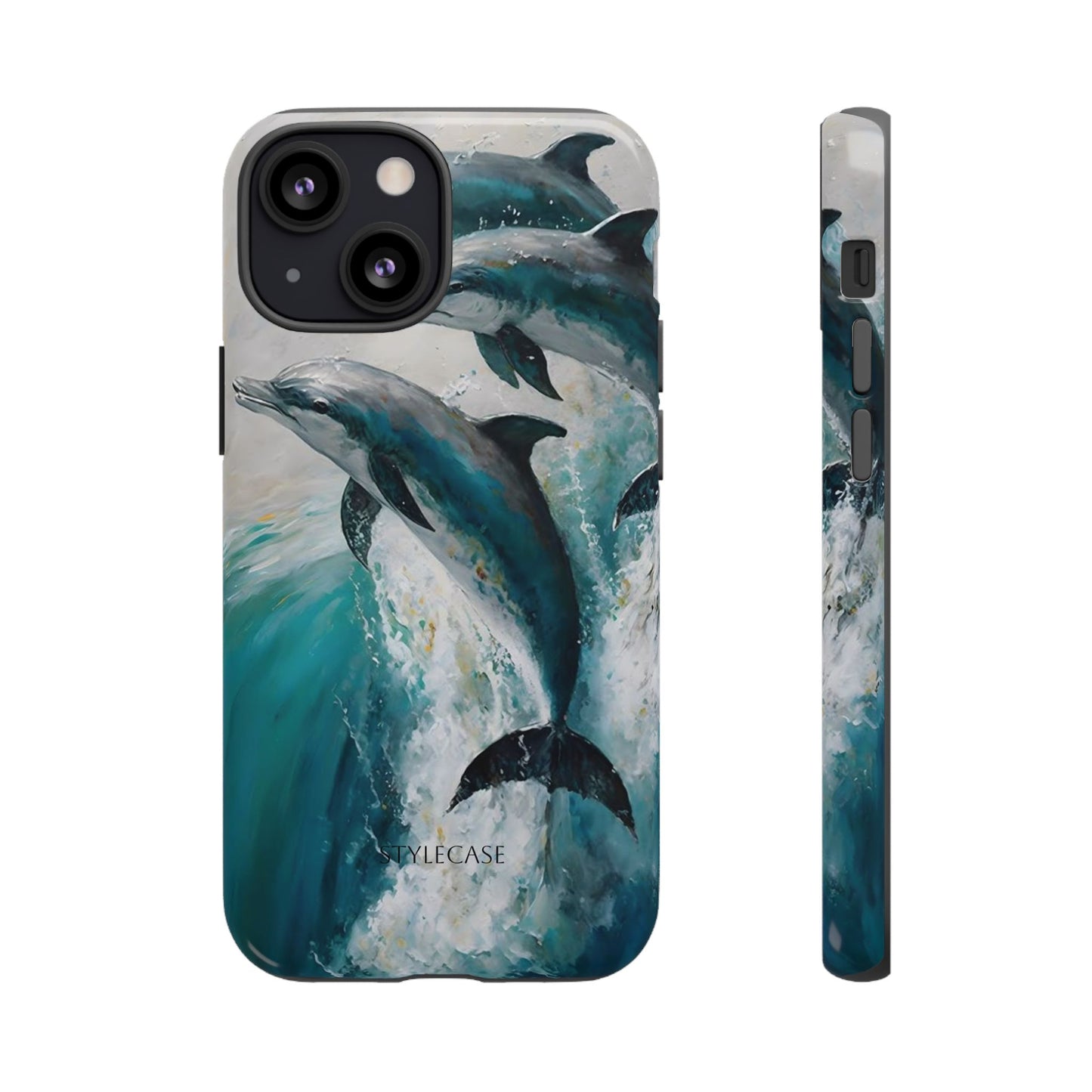 Dolphin Phone Case — Protective Ocean Art iPhone And Samsung Case