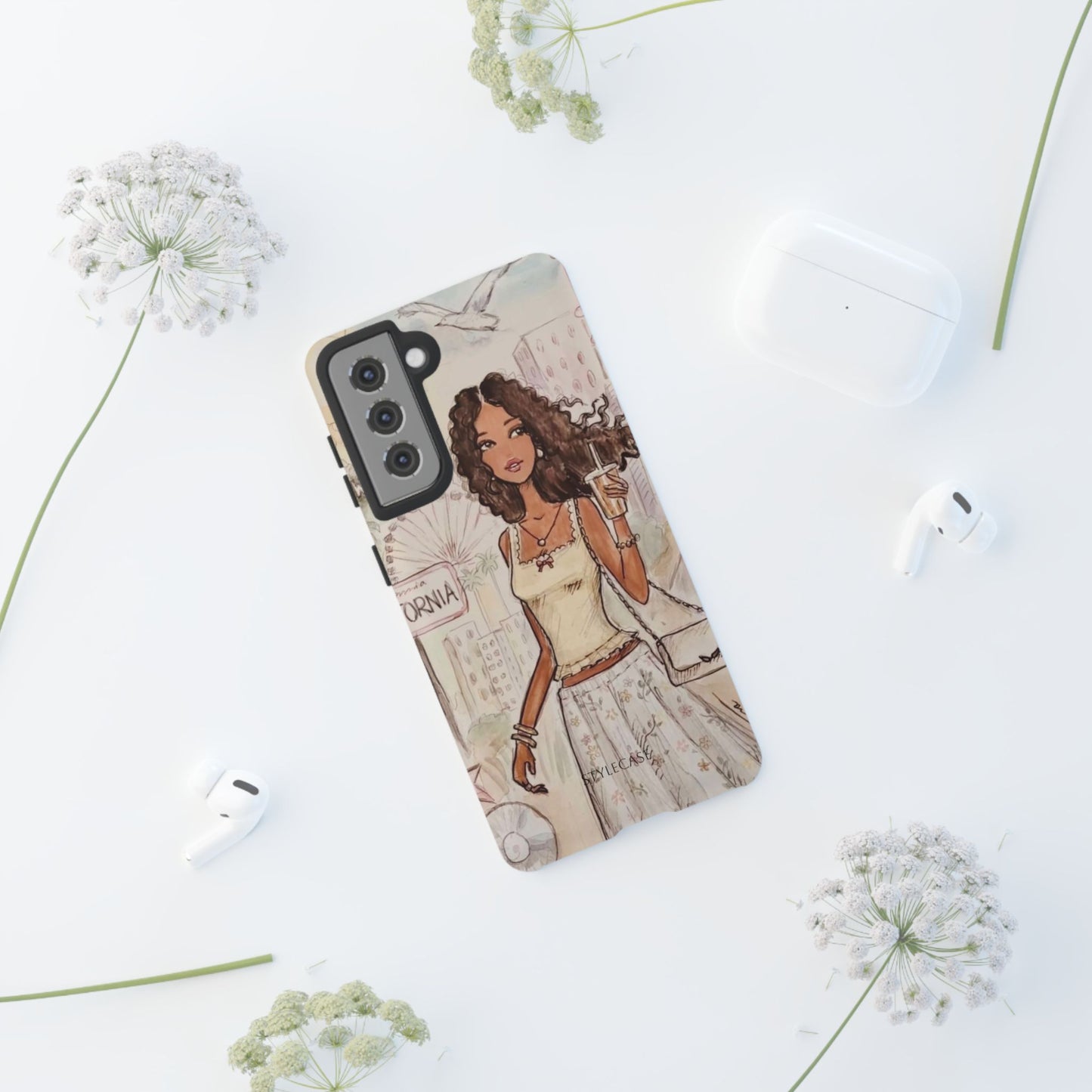 Stylish Girl Phone Case — California Samsung And Iphone Cover