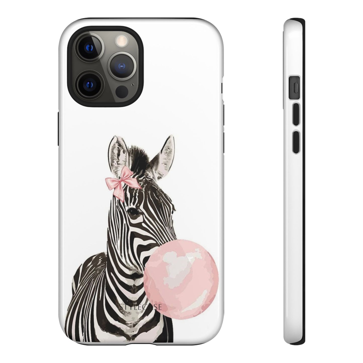Zebra Bubblegum Phone Case — Cute Animal Samsung and Iphone Cover