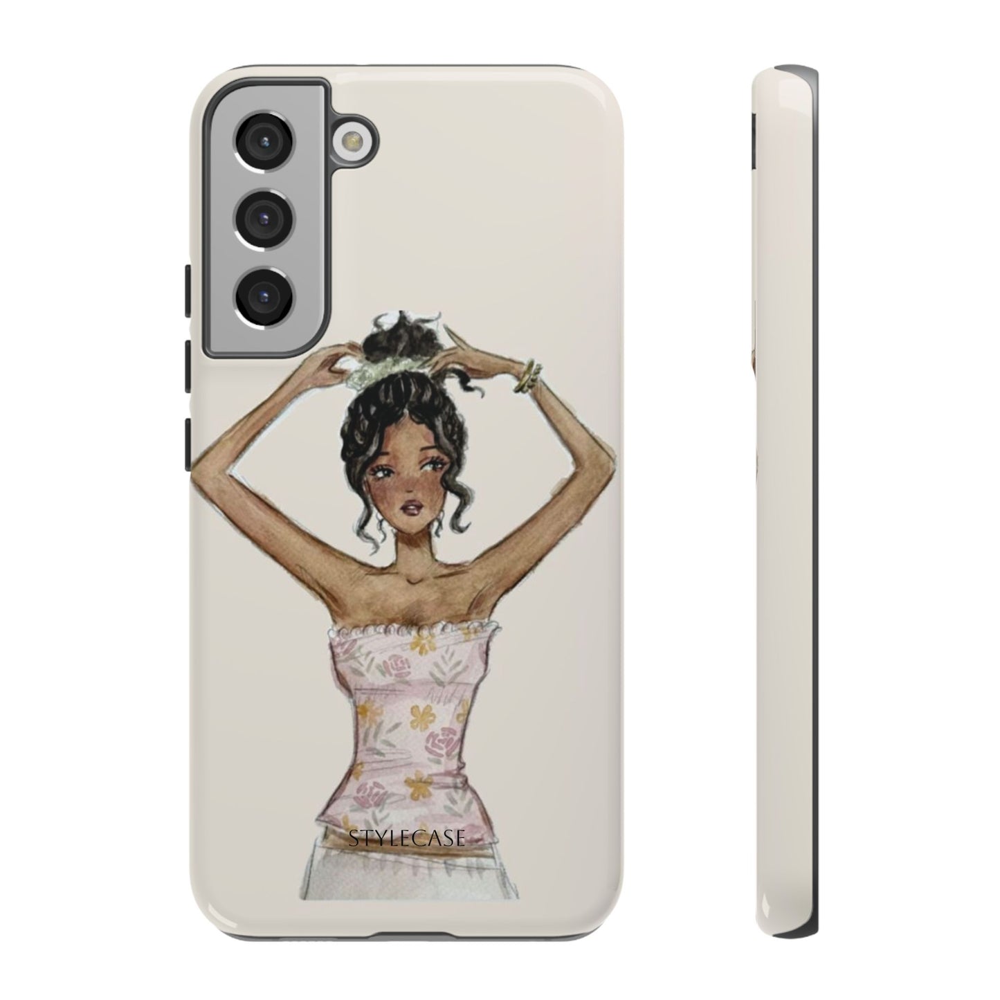 Phone Case — Fashion Illustration Chic Girl Protective Cover