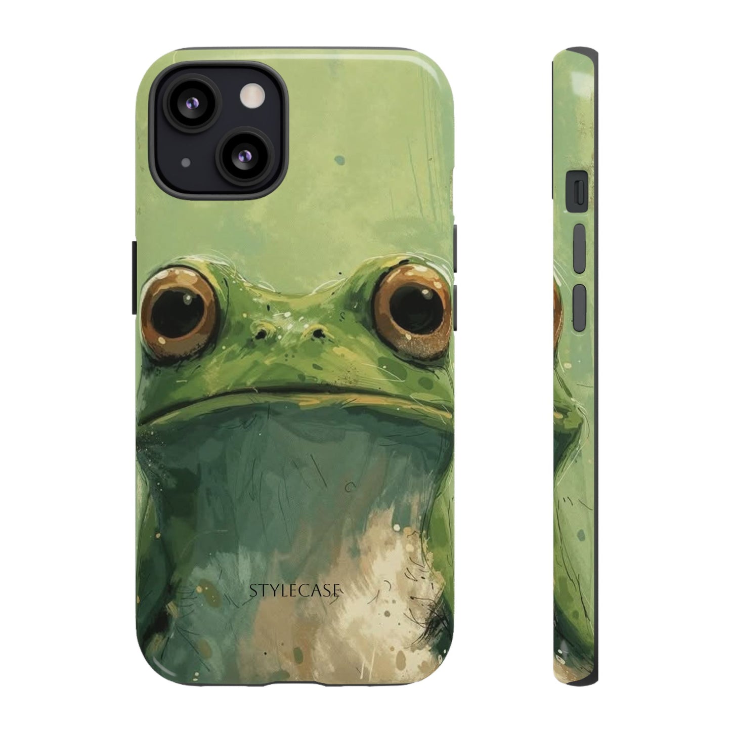 Frog Portrait Phone Case — Cute Frog Samsung And Iphone Protective Cover