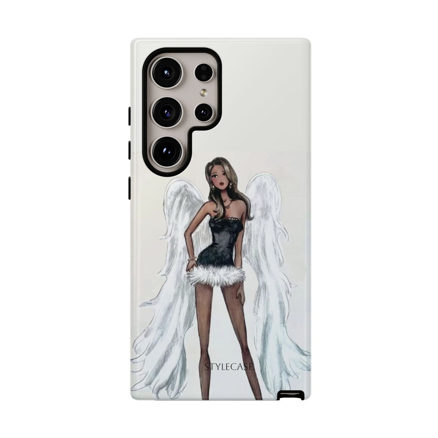 Angel Wings Phone Case — Fashionable Angel Model Protective Cover