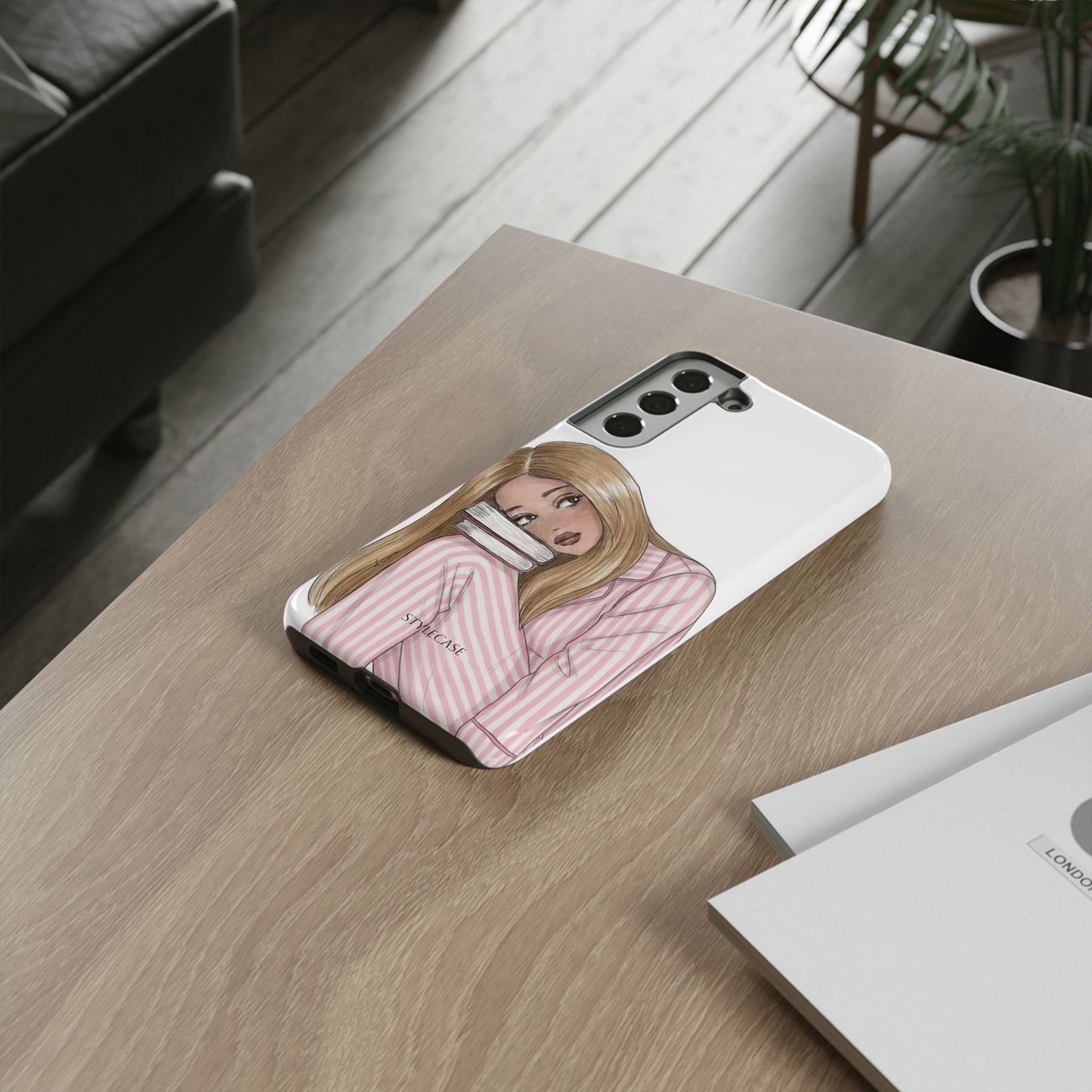 Blonde Girl Phone Case - Books Lover Samsung & Iphone Case