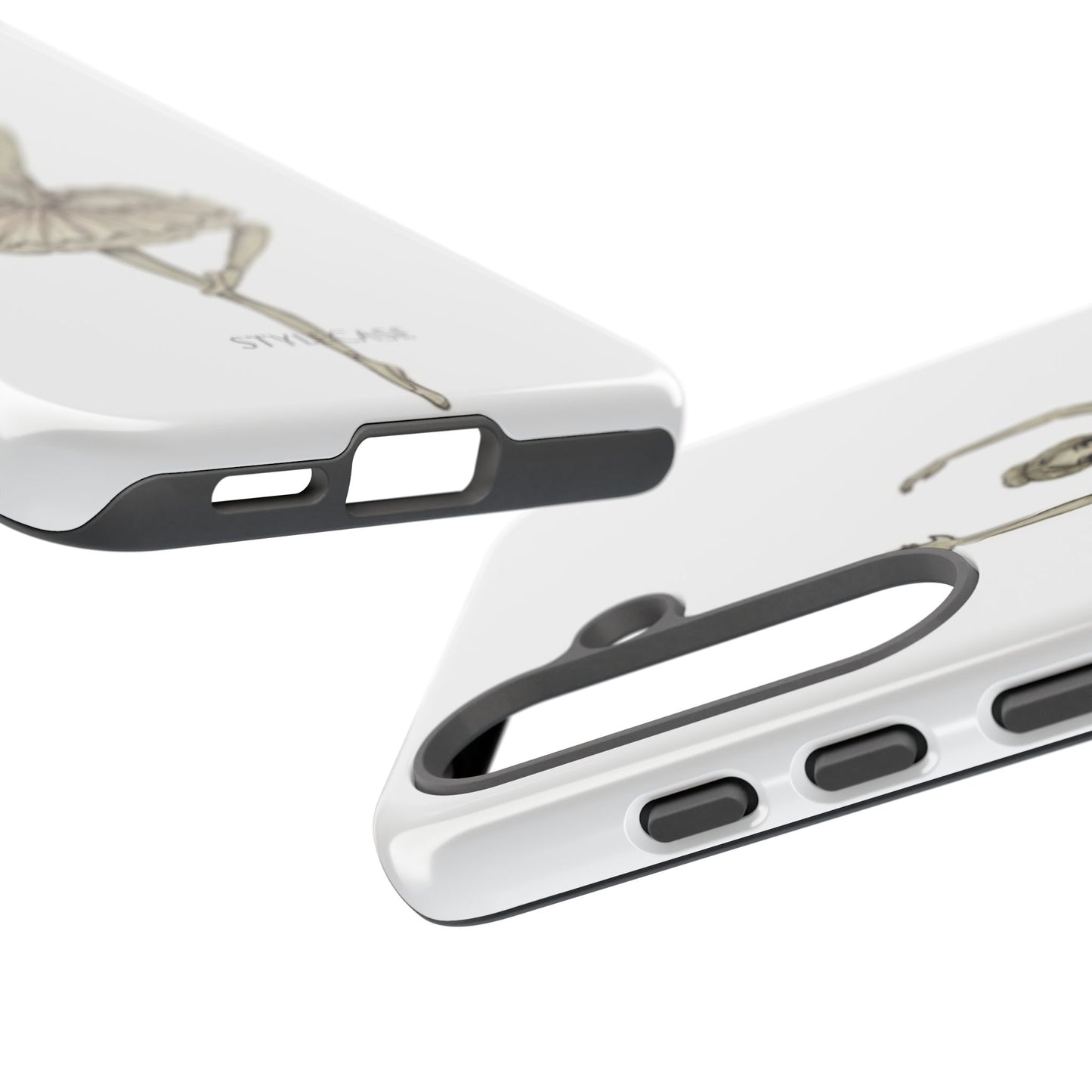 Ballerina Tough Phone Case – Elegant Vintage Dance