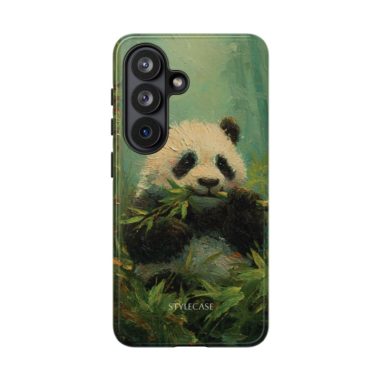 Panda Bamboo Phone Case – Cute Vintage-Style Protective Phone Cover