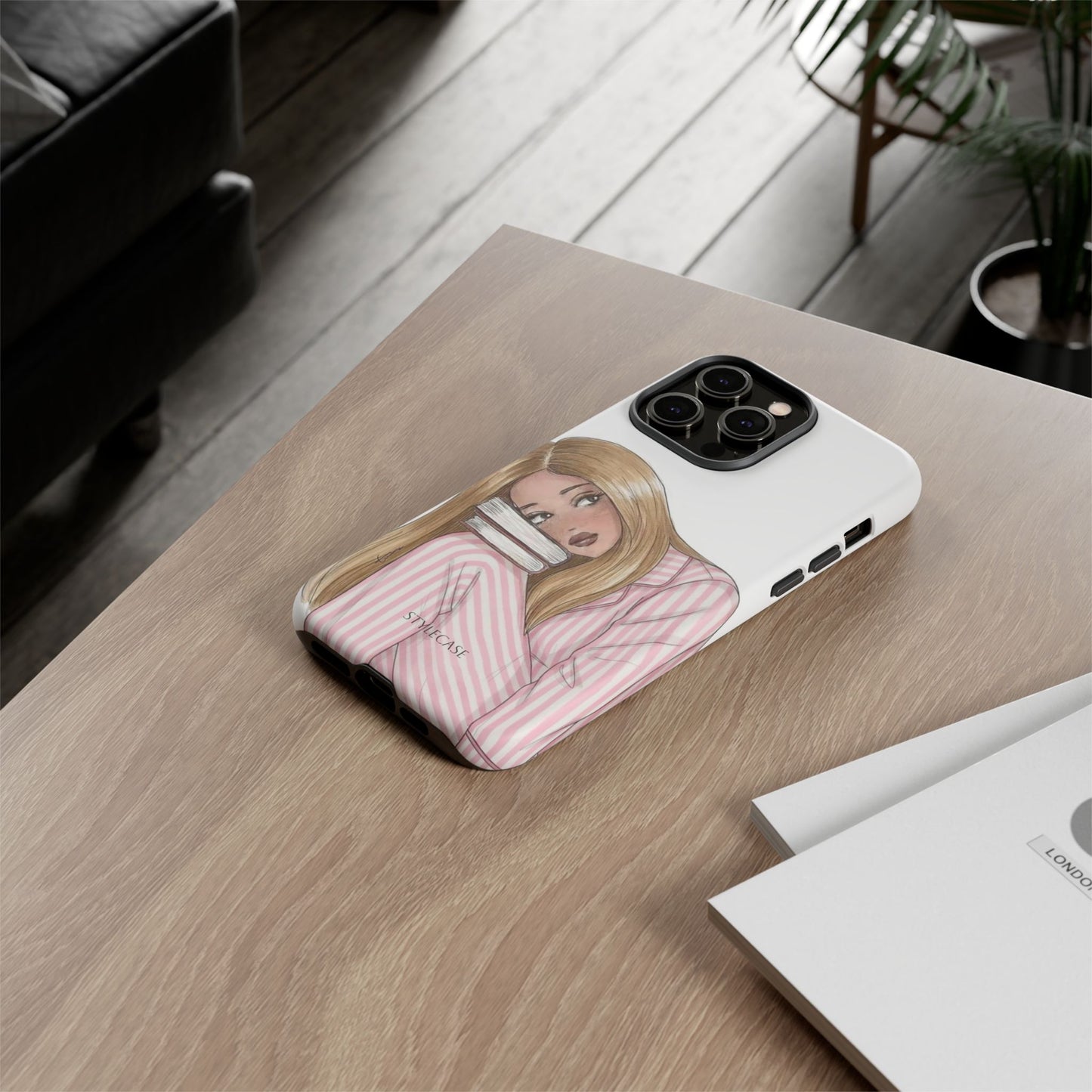 Blonde Girl Phone Case - Books Lover Samsung & Iphone Case