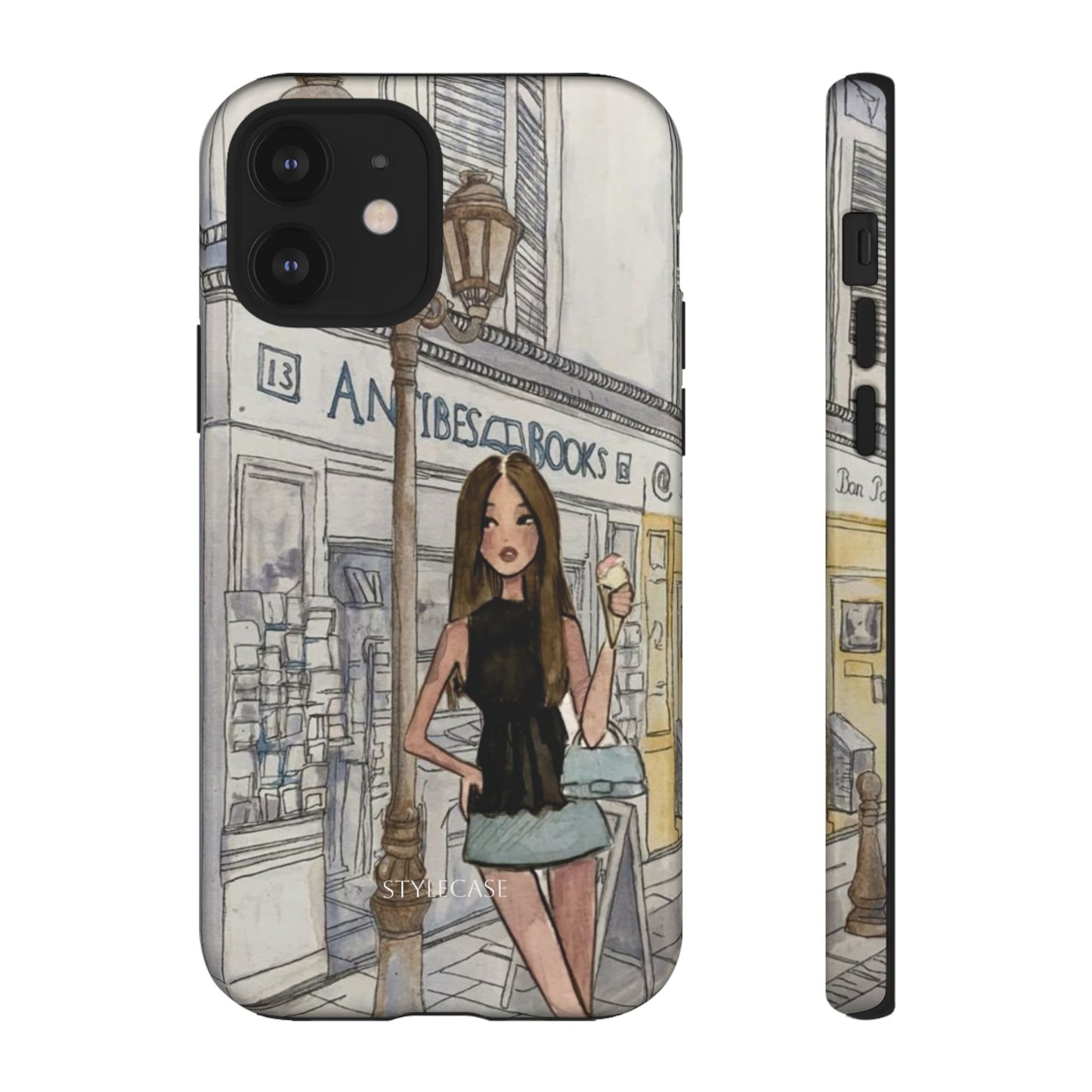 Phone Case — Chic Parisian Girl Protective Cover