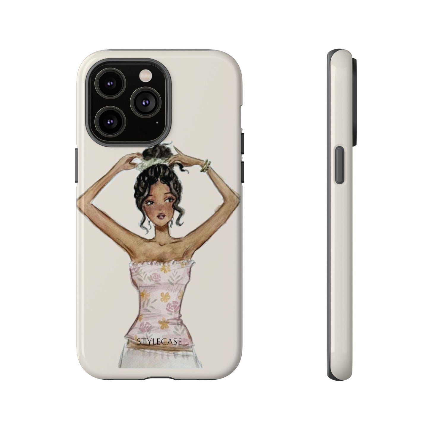 Phone Case — Fashion Illustration Chic Girl Protective Cover