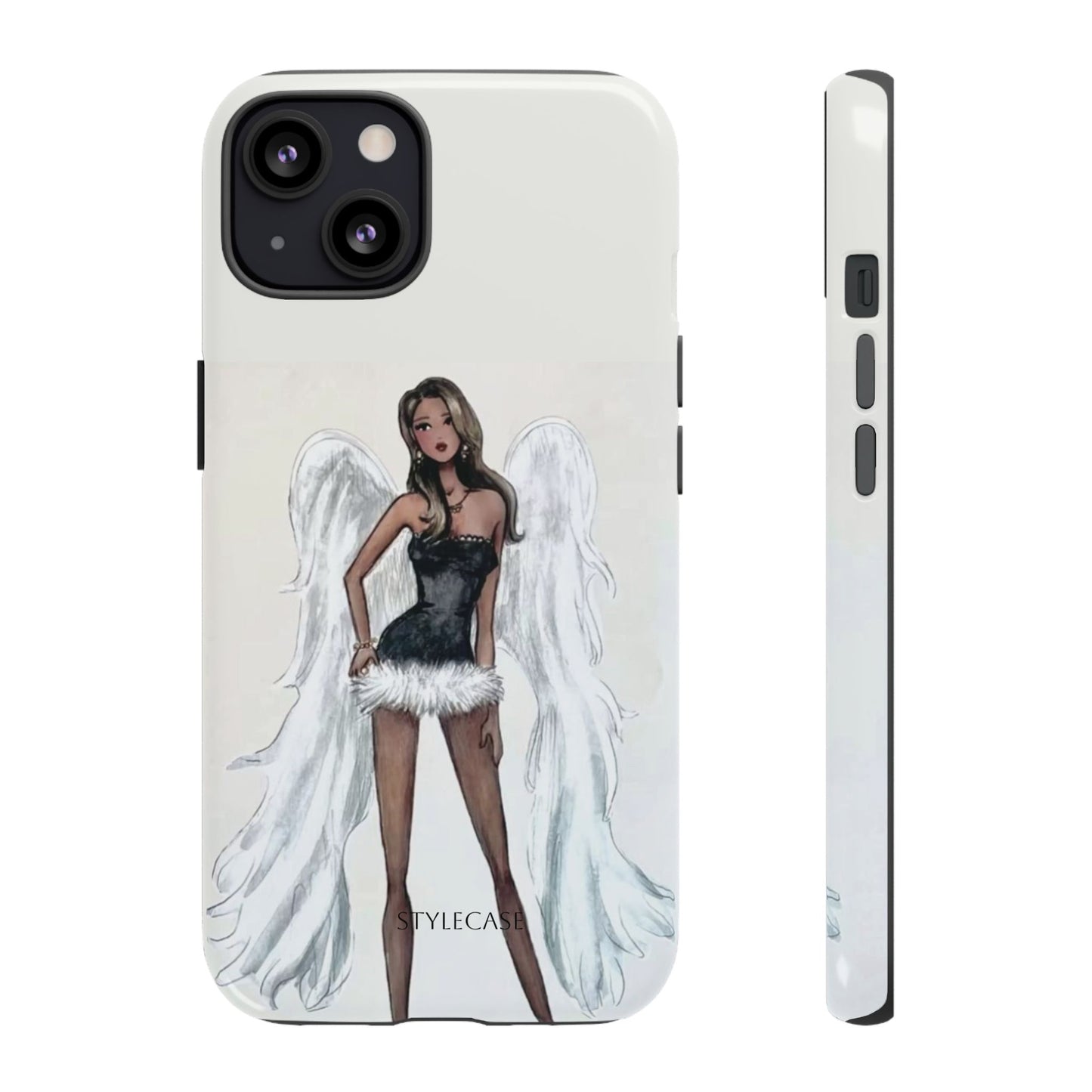 Angel Wings Phone Case — Fashionable Angel Model Protective Cover