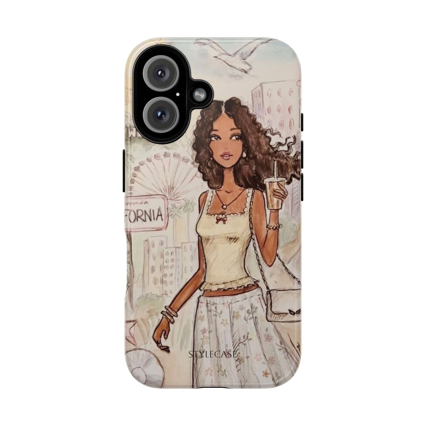 Stylish Girl Phone Case — California Samsung And Iphone Cover