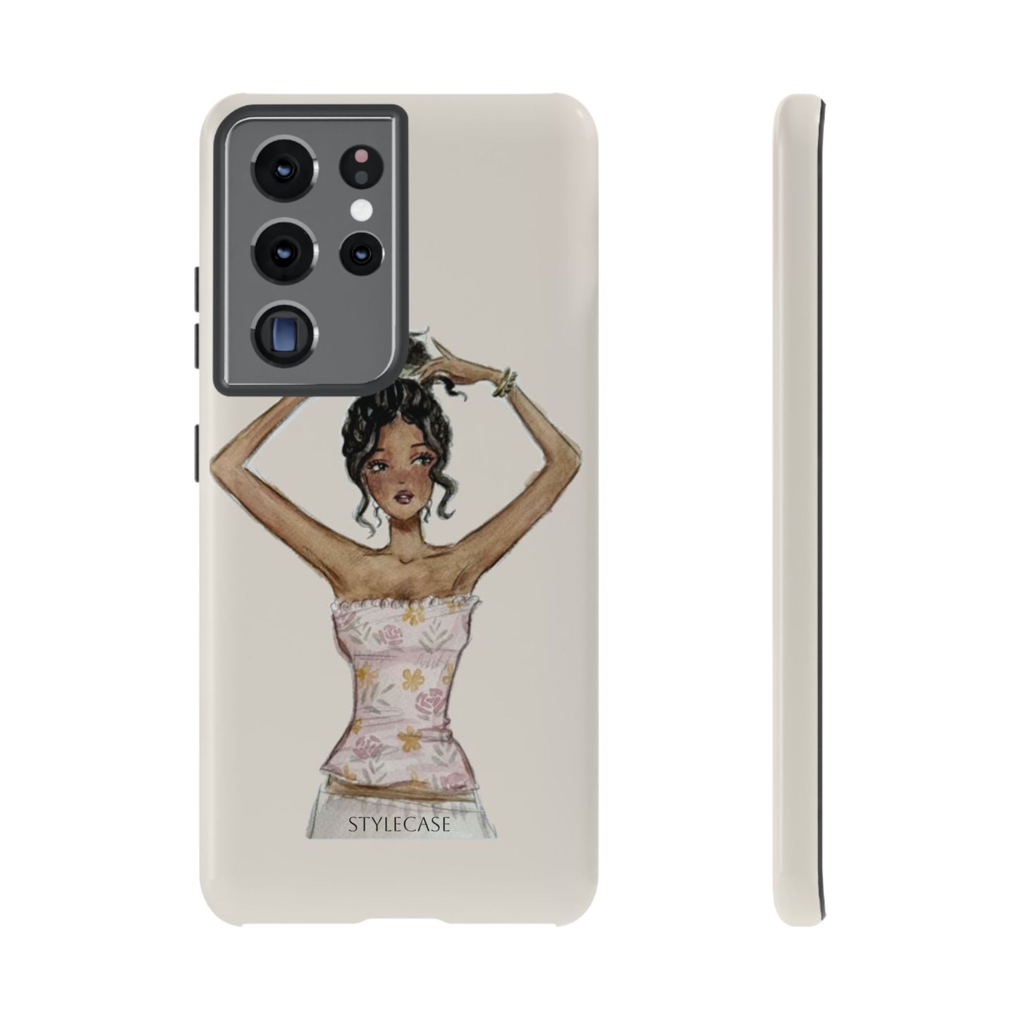 Phone Case — Fashion Illustration Chic Girl Protective Cover