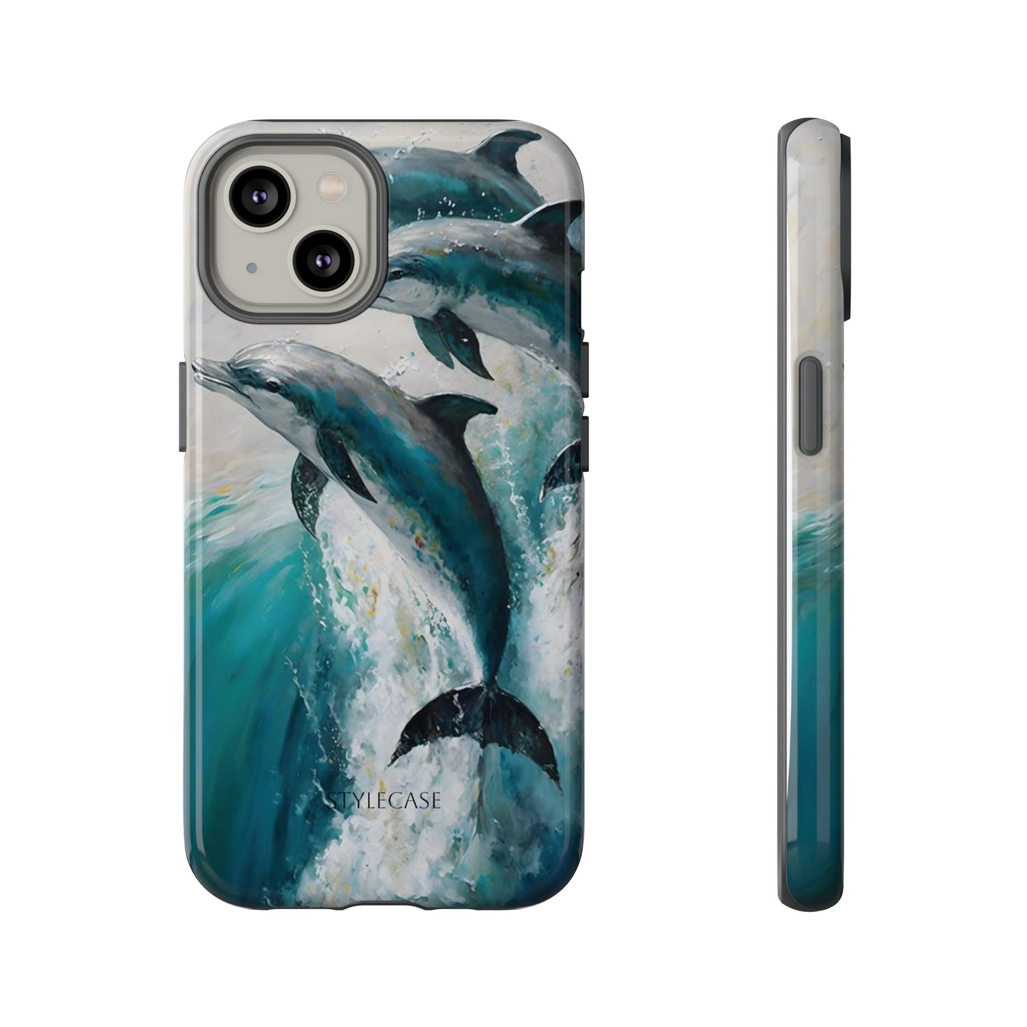 Dolphin Phone Case — Protective Ocean Art iPhone And Samsung Case