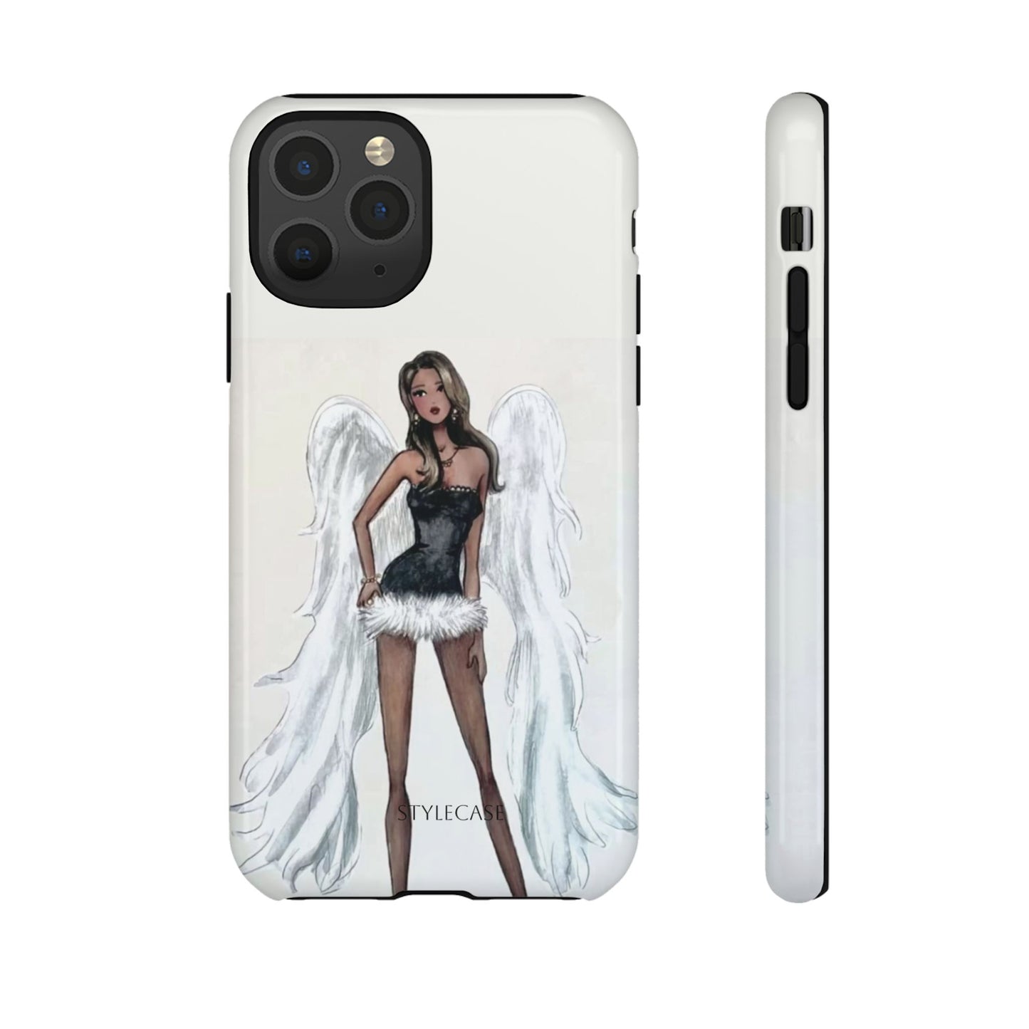 Angel Wings Phone Case — Fashionable Angel Model Protective Cover
