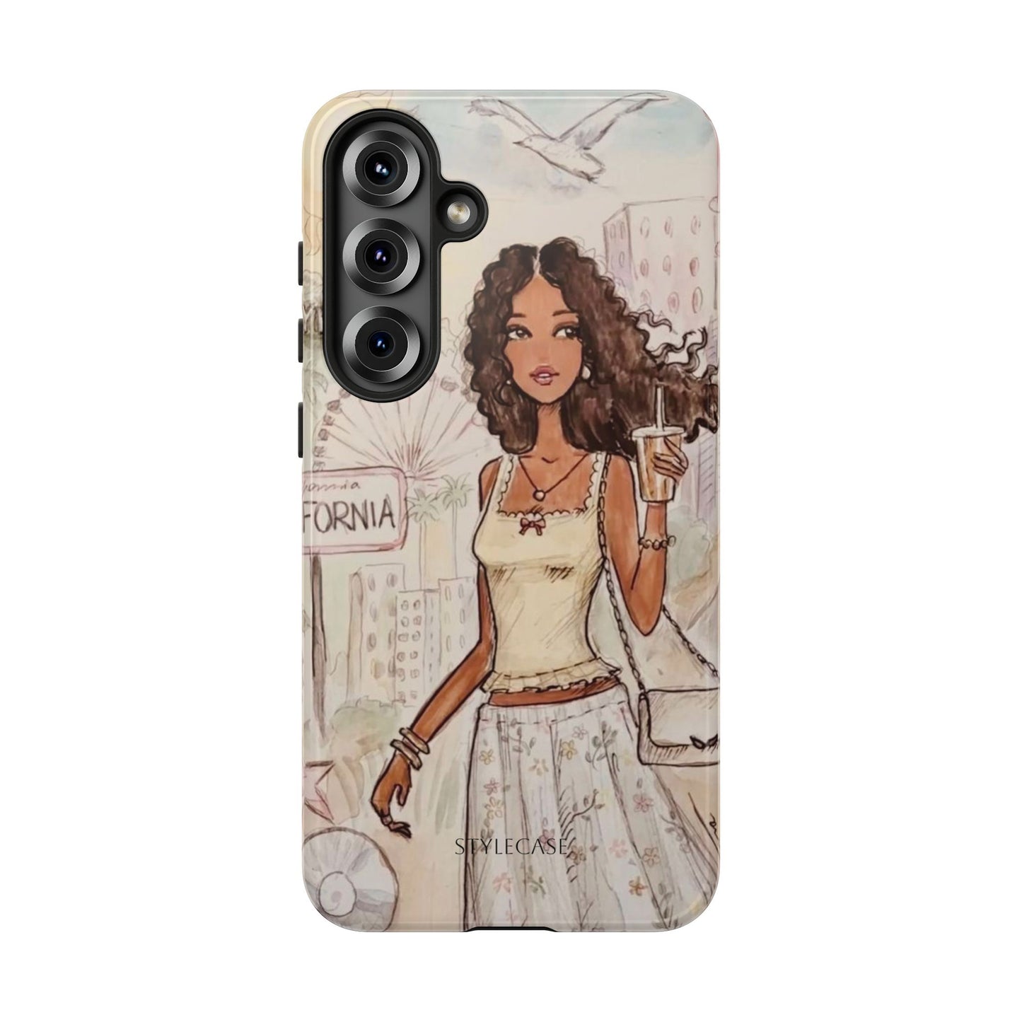 Stylish Girl Phone Case — California Samsung And Iphone Cover