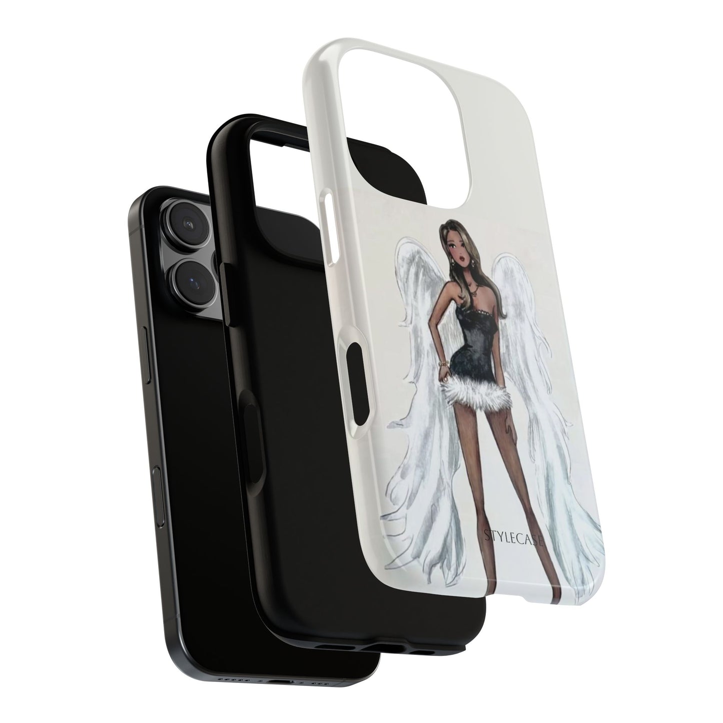 Angel Wings Phone Case — Fashionable Angel Model Protective Cover
