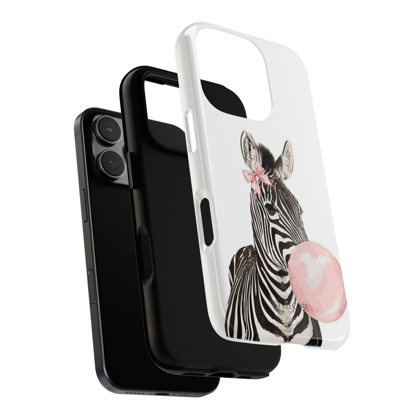 Zebra Bubblegum Phone Case — Cute Animal Samsung and Iphone Cover