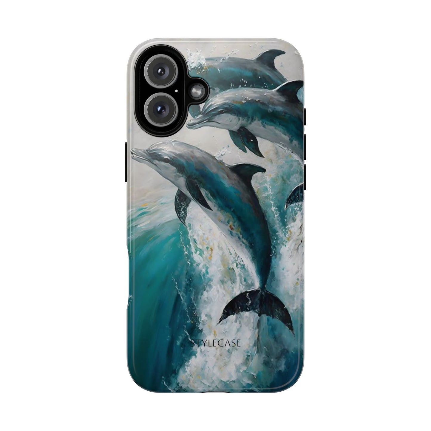 Dolphin Phone Case — Protective Ocean Art iPhone And Samsung Case