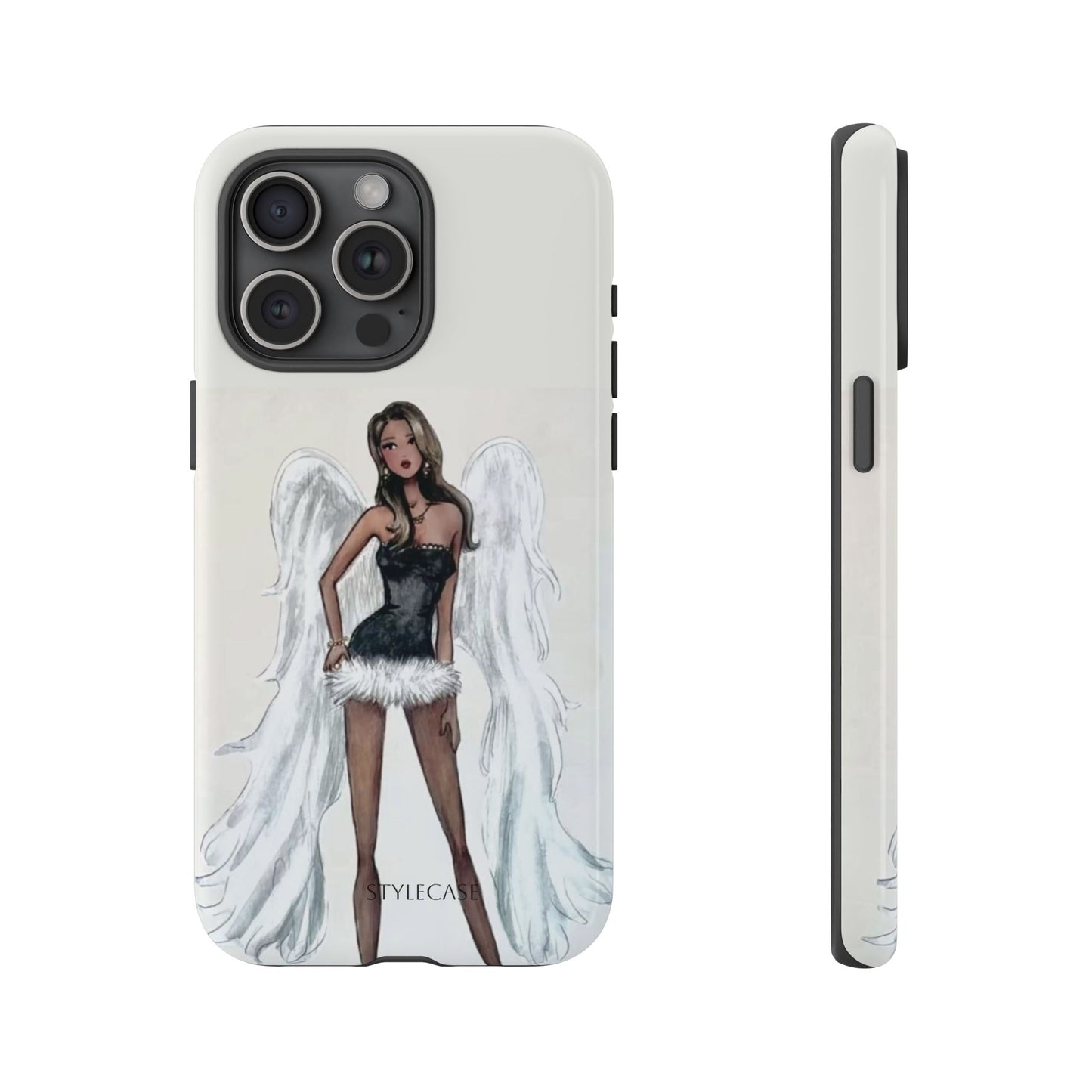 Angel Wings Phone Case — Fashionable Angel Model Protective Cover