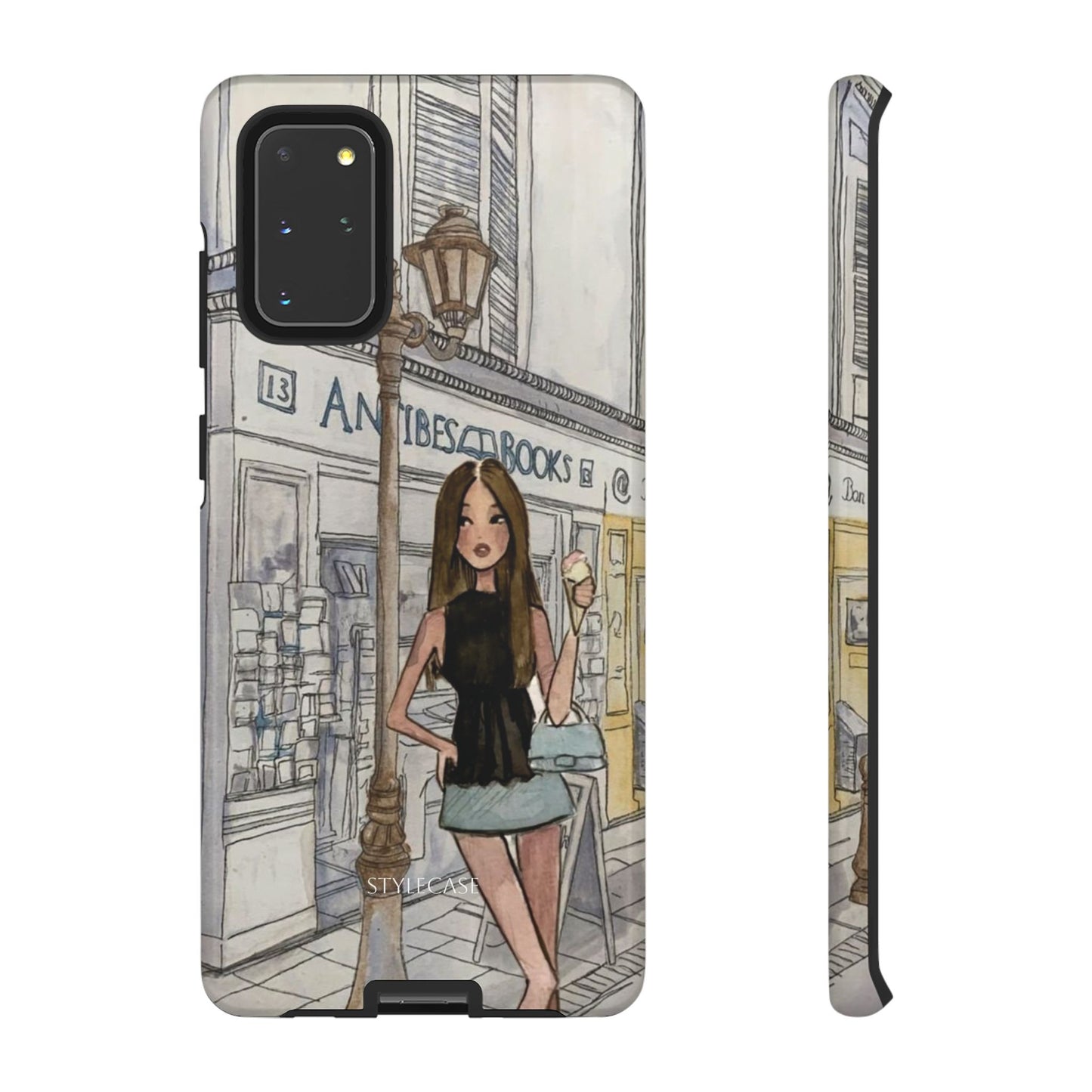 Phone Case — Chic Parisian Girl Protective Cover