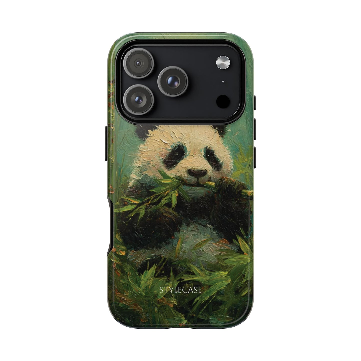 Panda Bamboo Phone Case – Cute Vintage-Style Protective Phone Cover