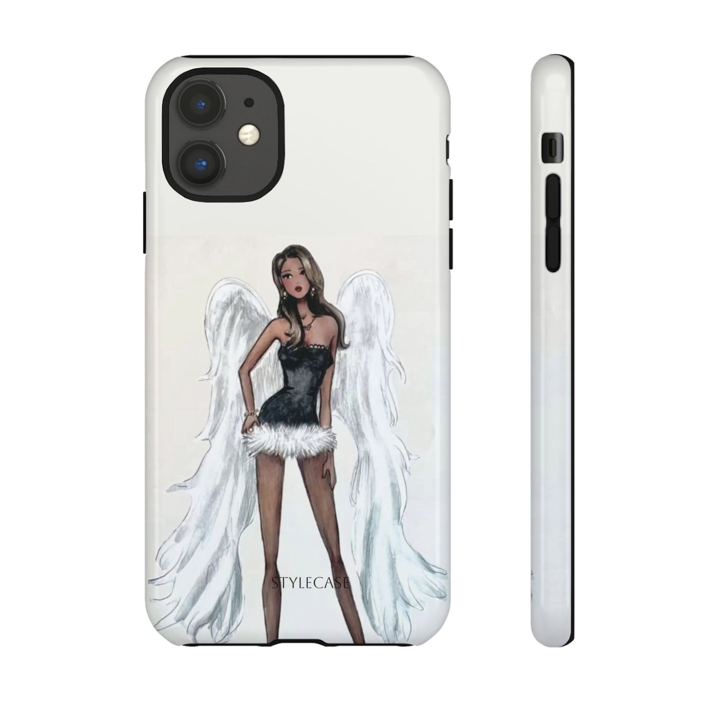 Angel Wings Phone Case — Fashionable Angel Model Protective Cover
