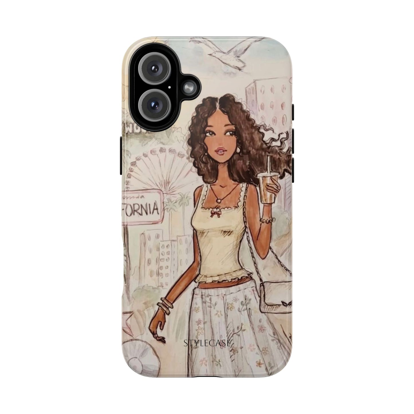 Stylish Girl Phone Case — California Samsung And Iphone Cover