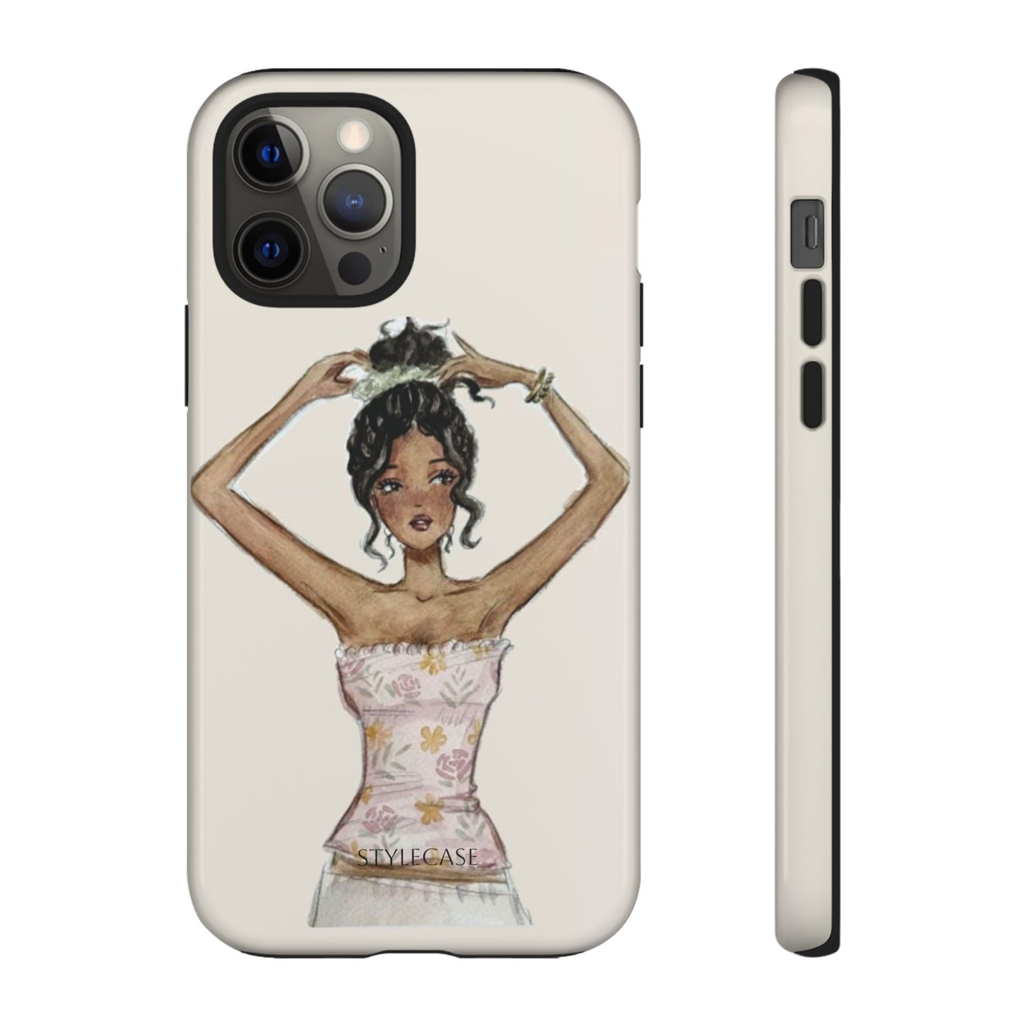 Phone Case — Fashion Illustration Chic Girl Protective Cover