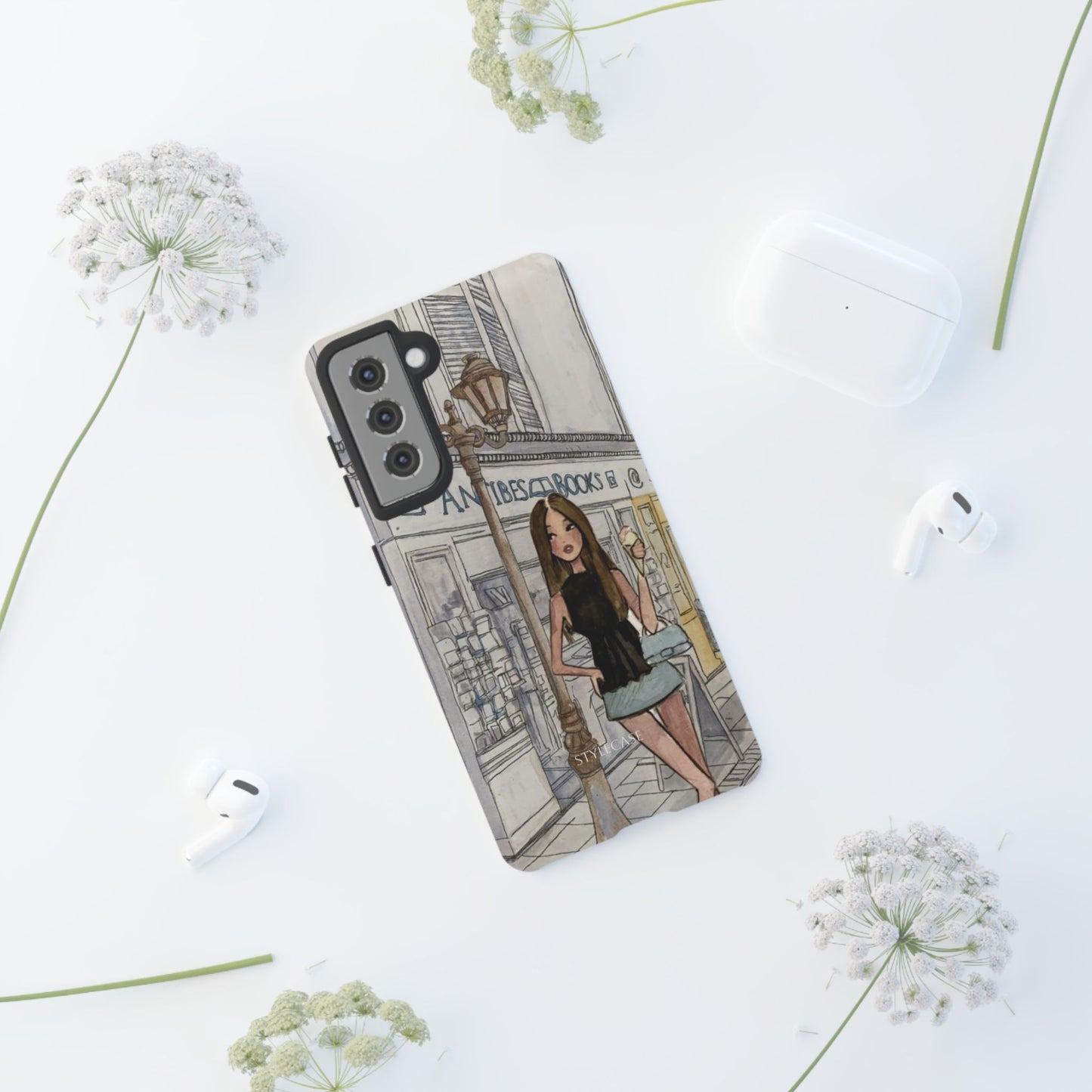 Phone Case — Chic Parisian Girl Protective Cover
