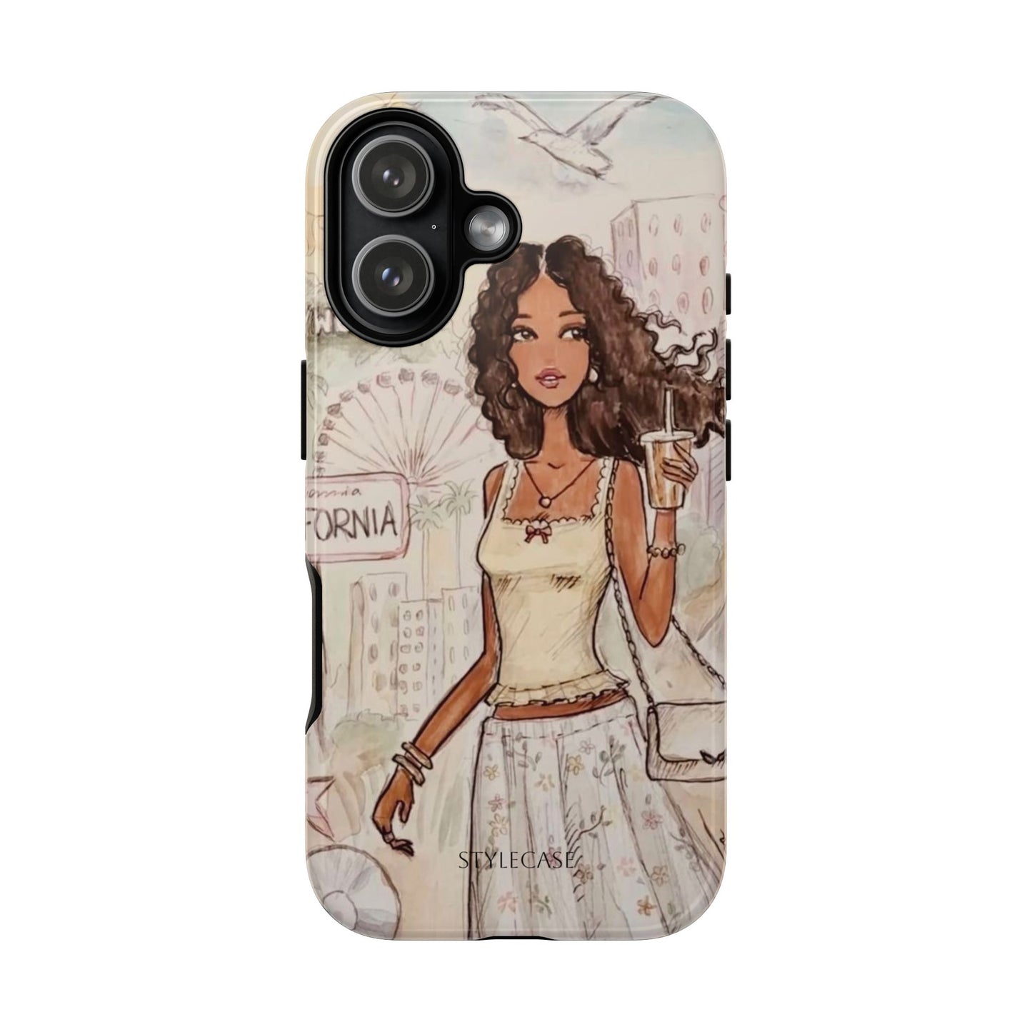 Stylish Girl Phone Case — California Samsung And Iphone Cover