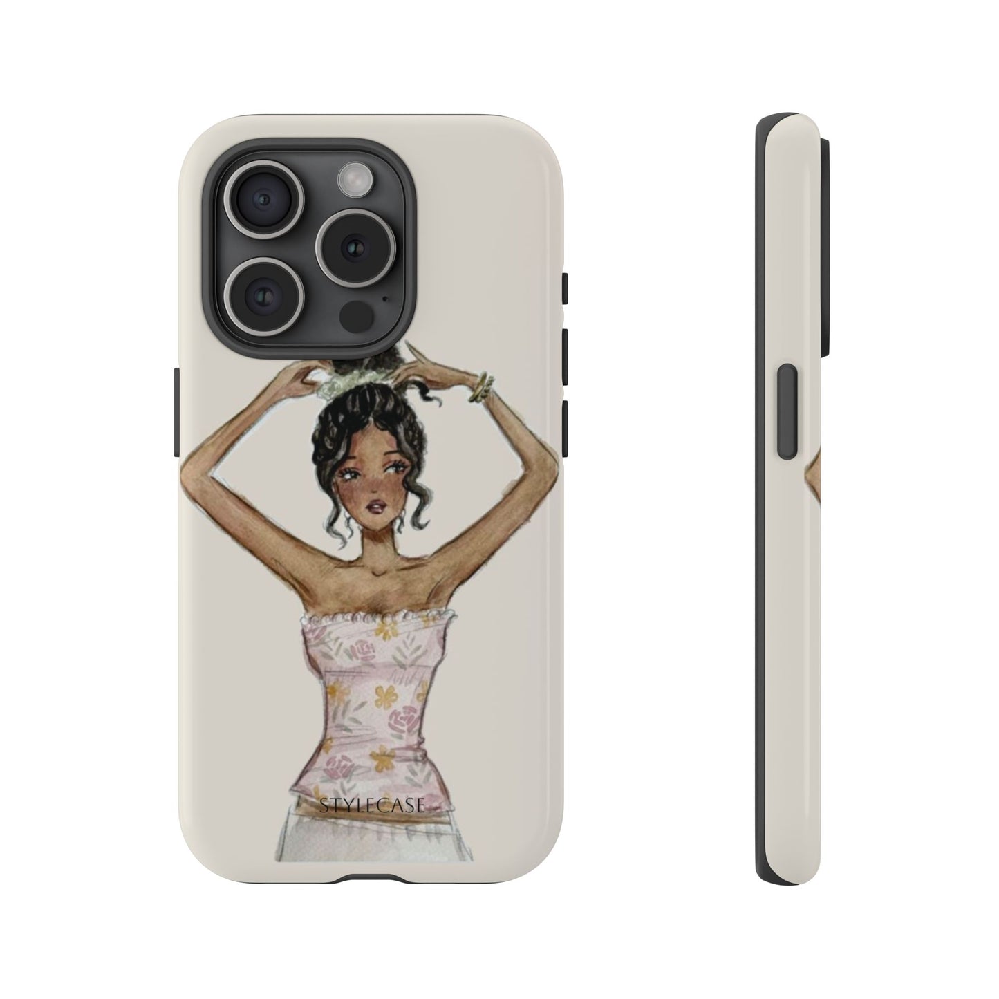 Phone Case — Fashion Illustration Chic Girl Protective Cover