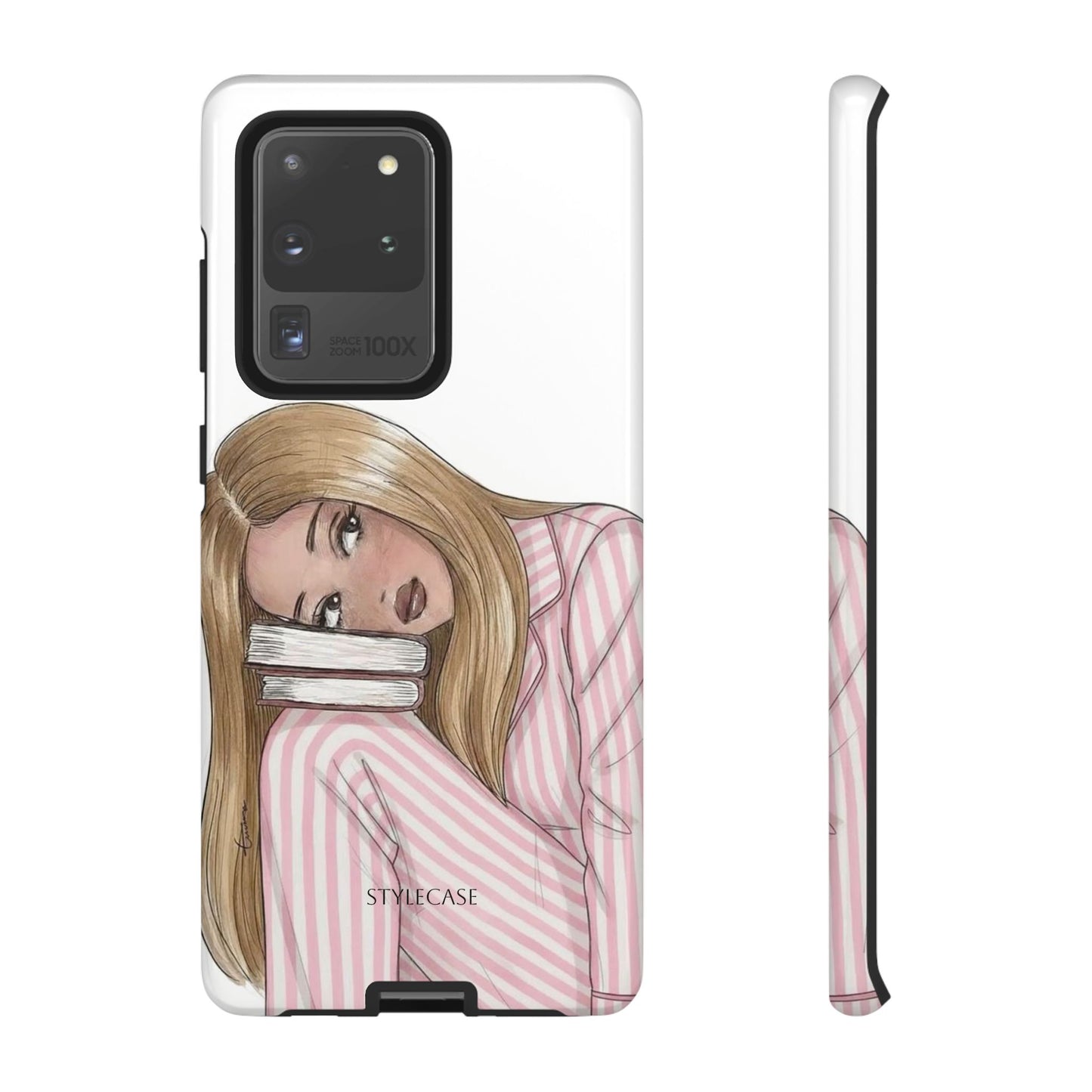 Blonde Girl Phone Case - Books Lover Samsung & Iphone Case