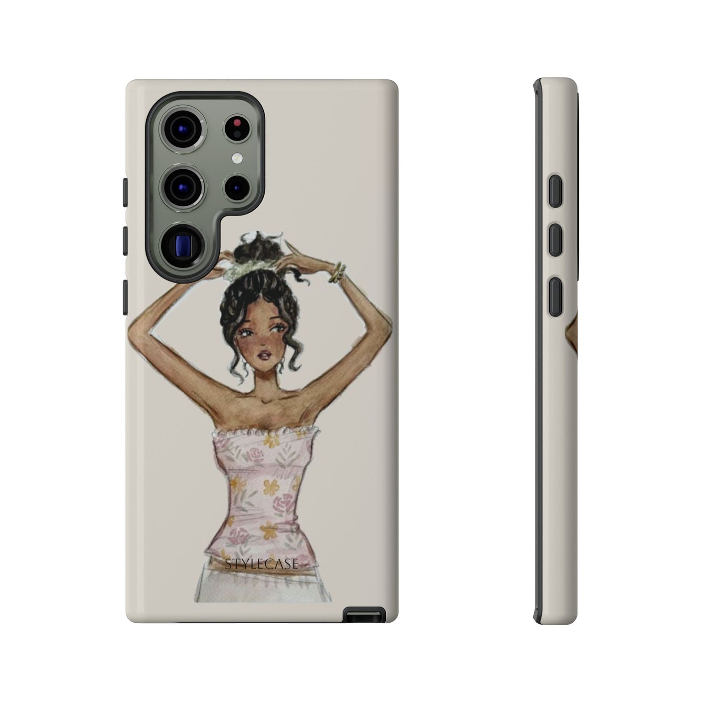 Phone Case — Fashion Illustration Chic Girl Protective Cover