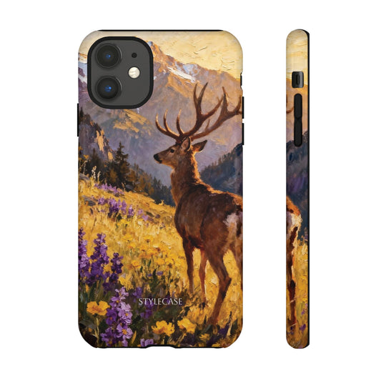 Deer Meadow Phone Case — Nature Samsung & Iphone Protective Case