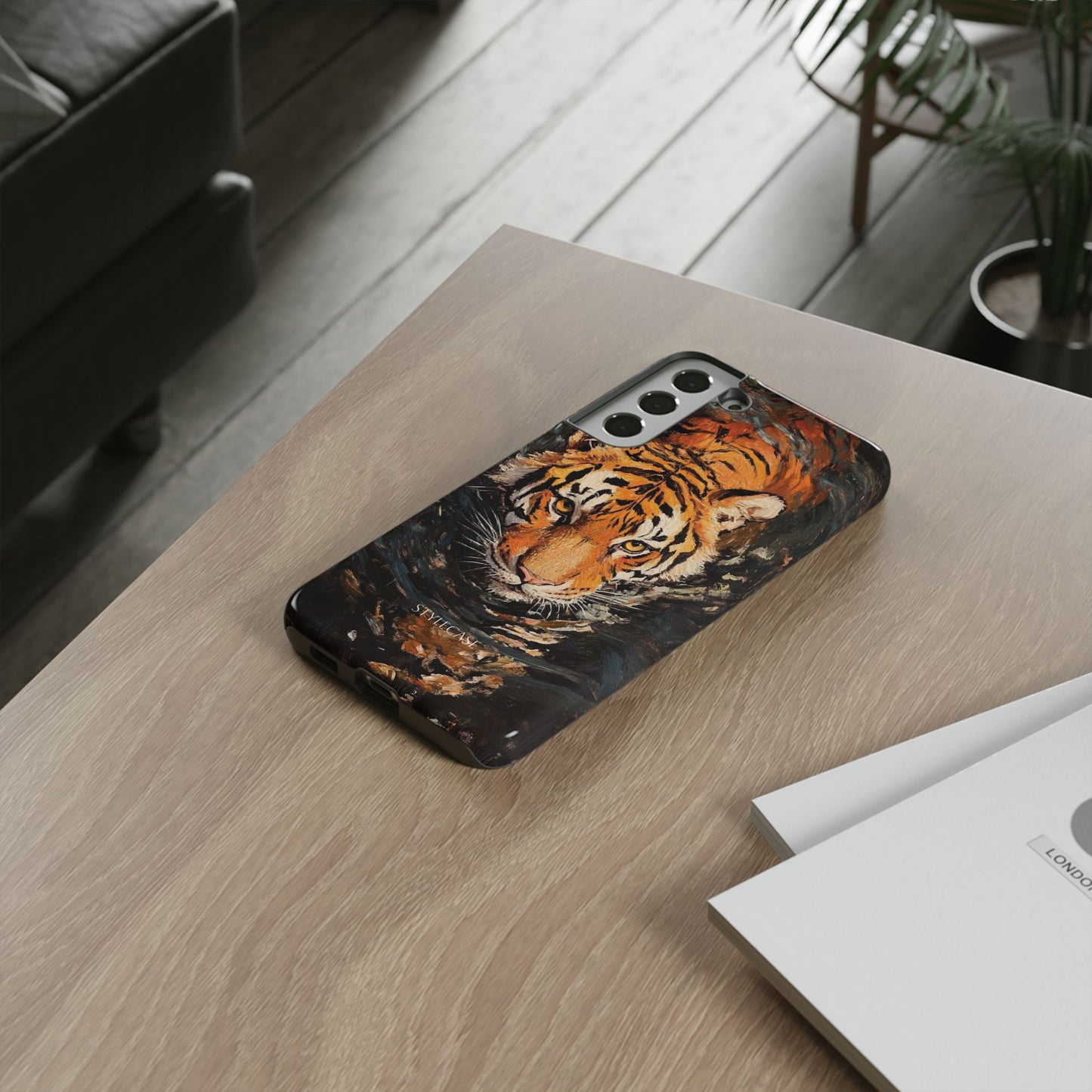 Tiger Reflection Phone Case — Wildlife Samsung And Iphone Cover