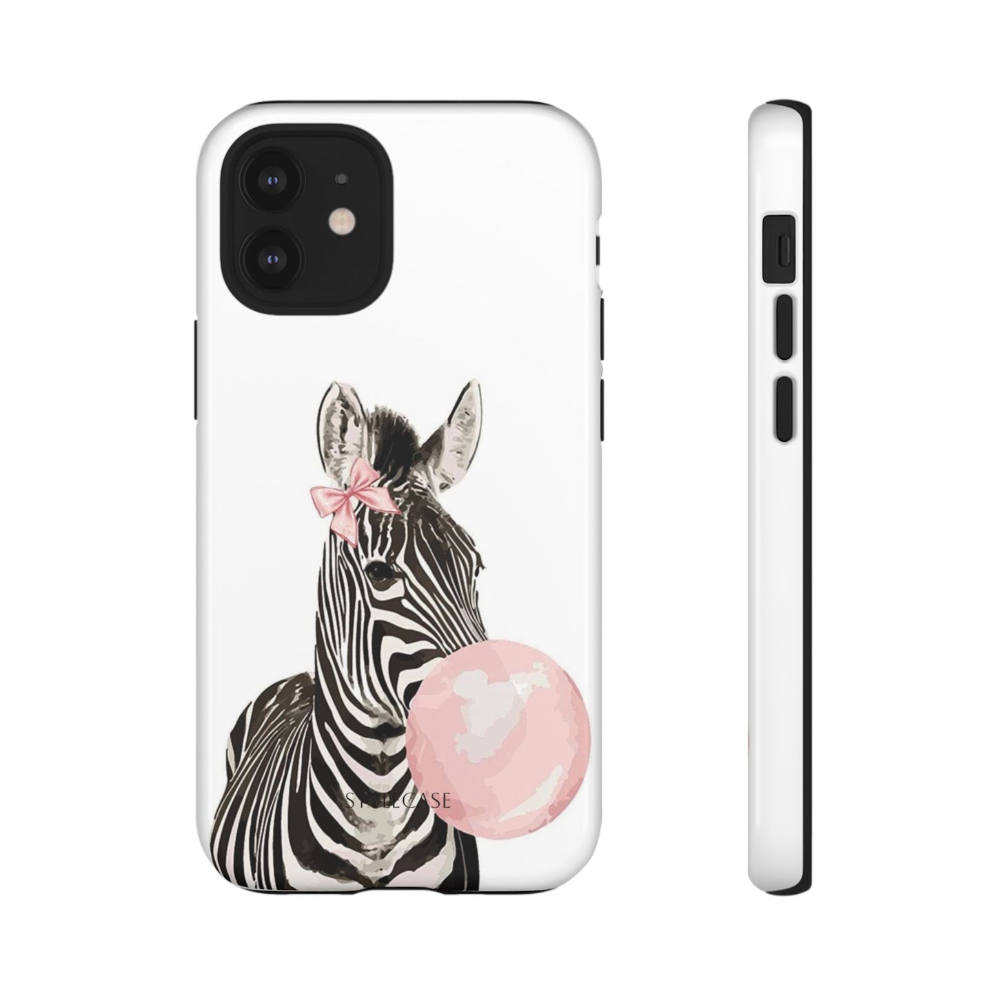 Zebra Bubblegum Phone Case — Cute Animal Samsung and Iphone Cover