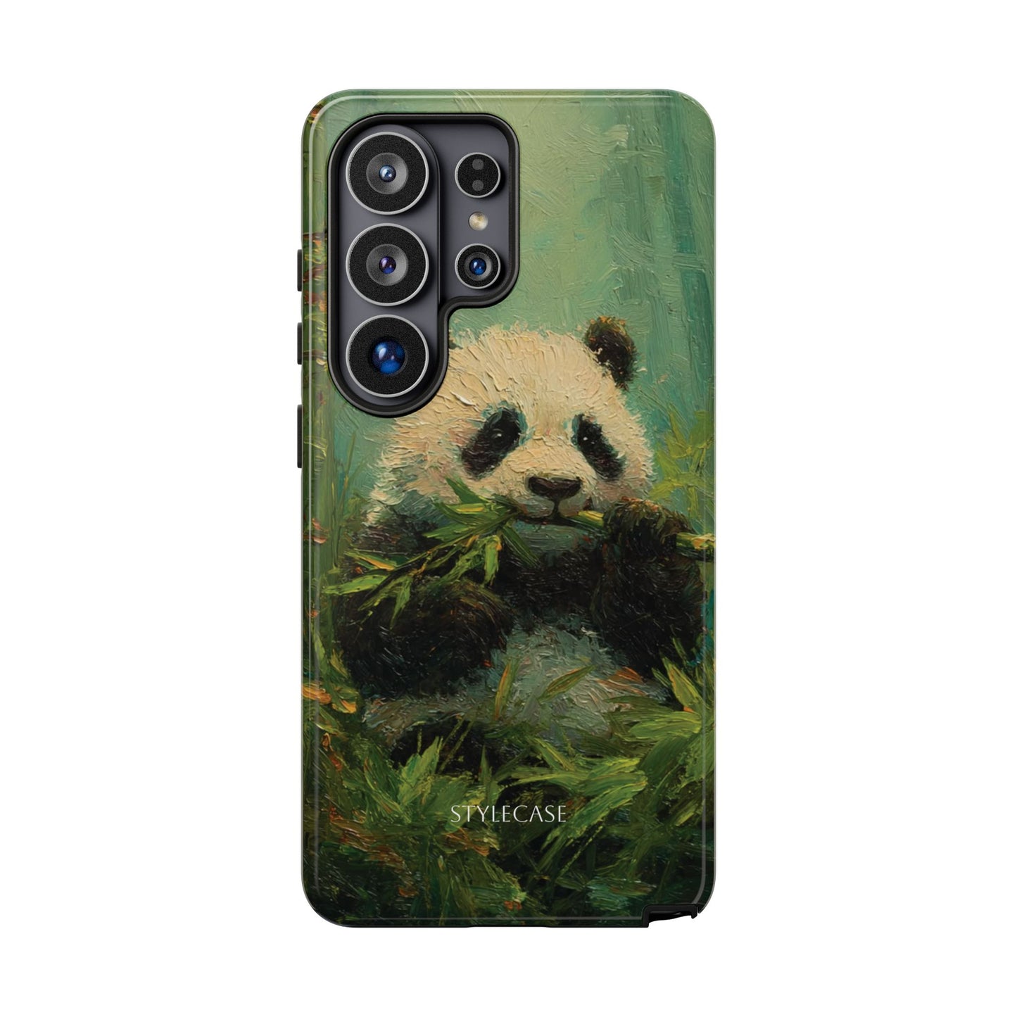 Panda Bamboo Phone Case – Cute Vintage-Style Protective Phone Cover