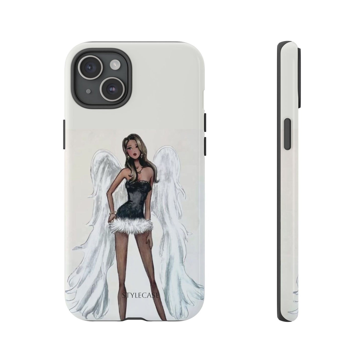 Angel Wings Phone Case — Fashionable Angel Model Protective Cover