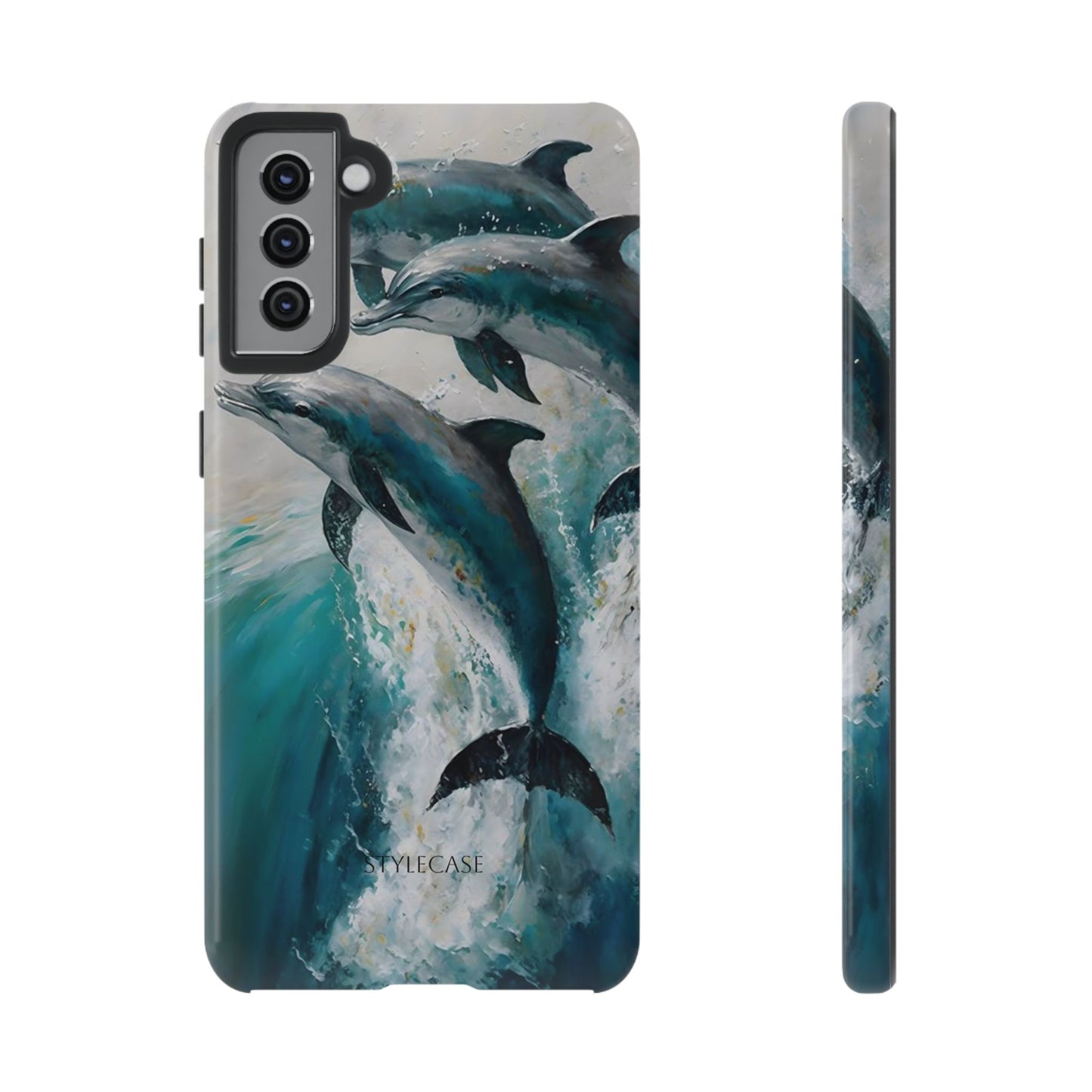 Dolphin Phone Case — Protective Ocean Art iPhone And Samsung Case