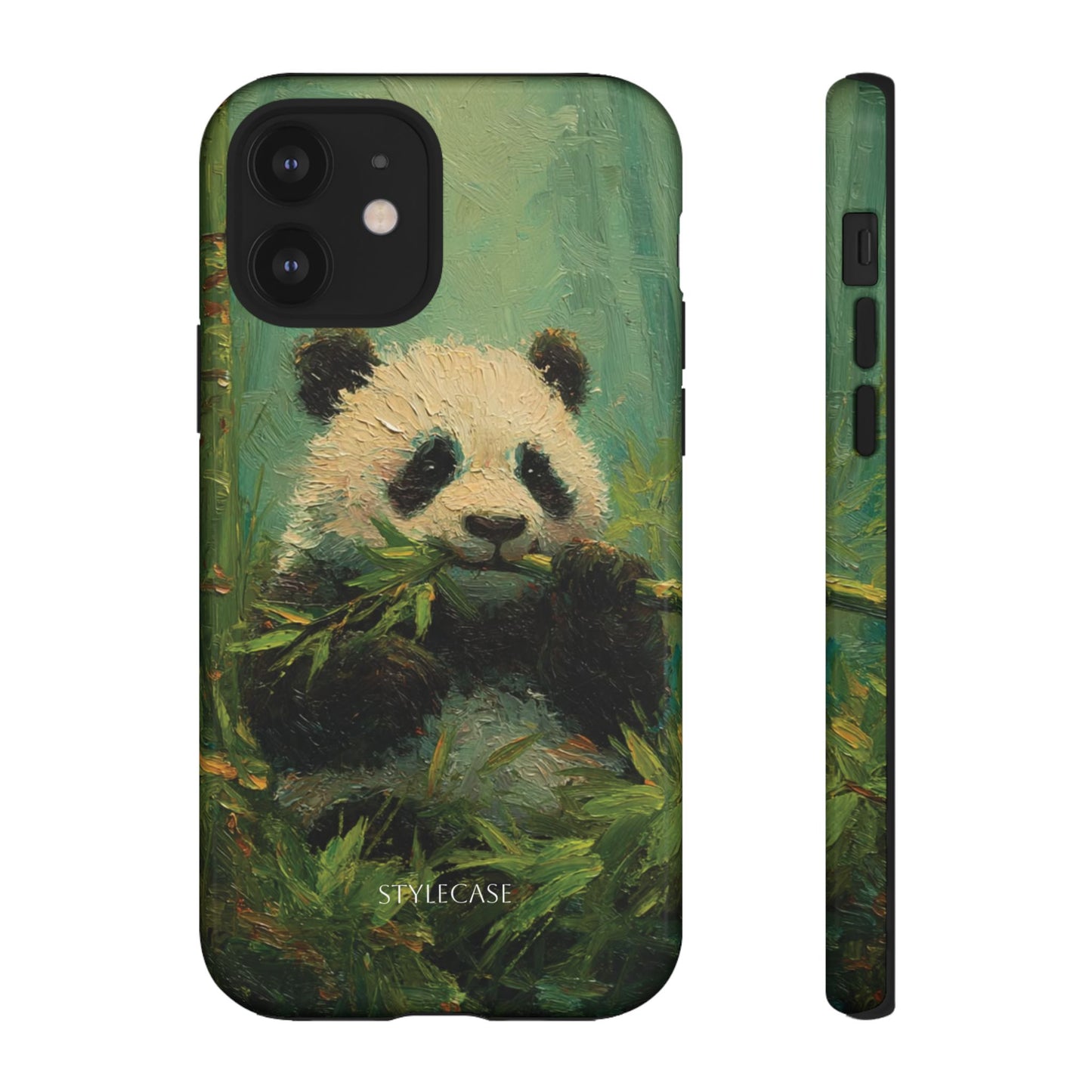 Panda Bamboo Phone Case – Cute Vintage-Style Protective Phone Cover