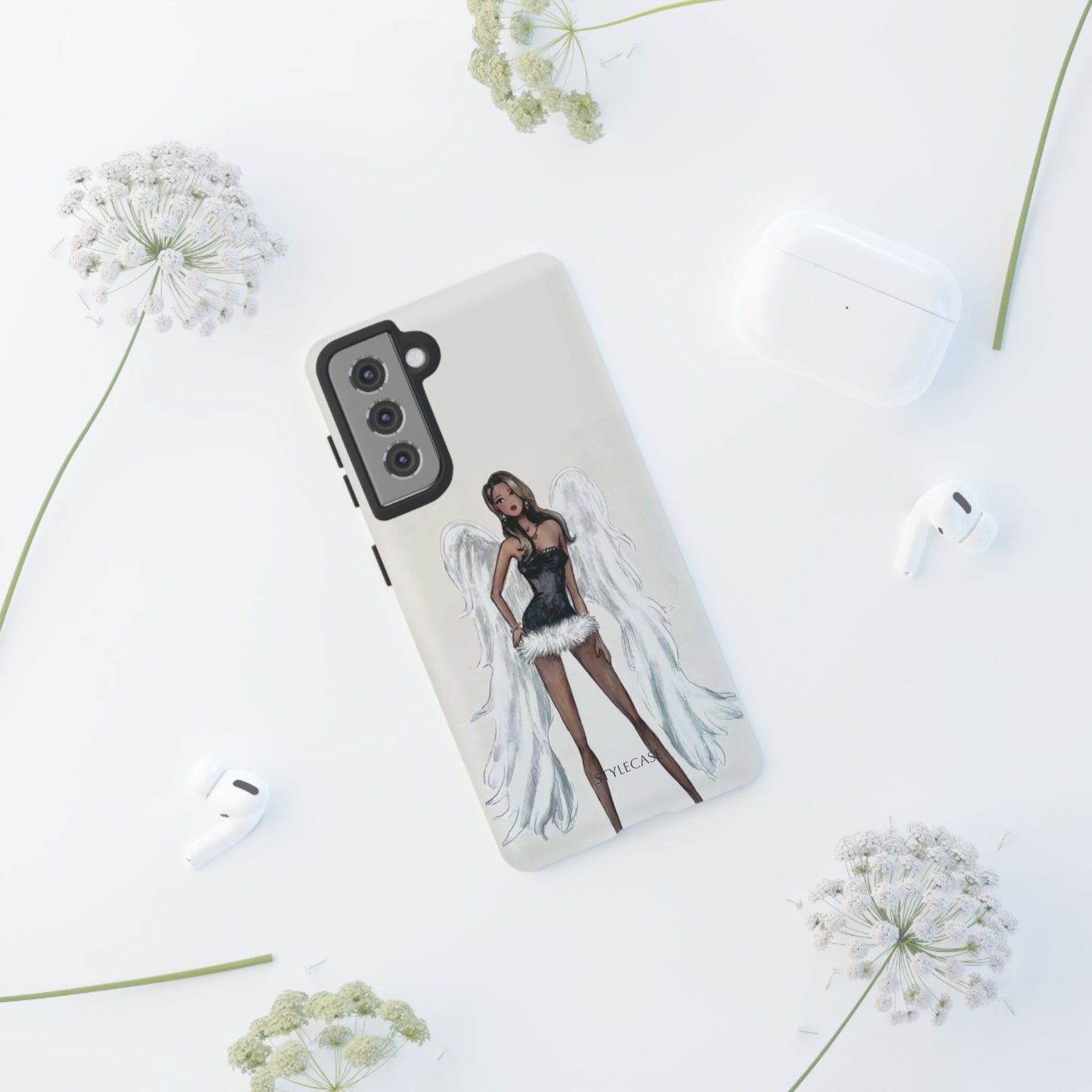 Angel Wings Phone Case — Fashionable Angel Model Protective Cover
