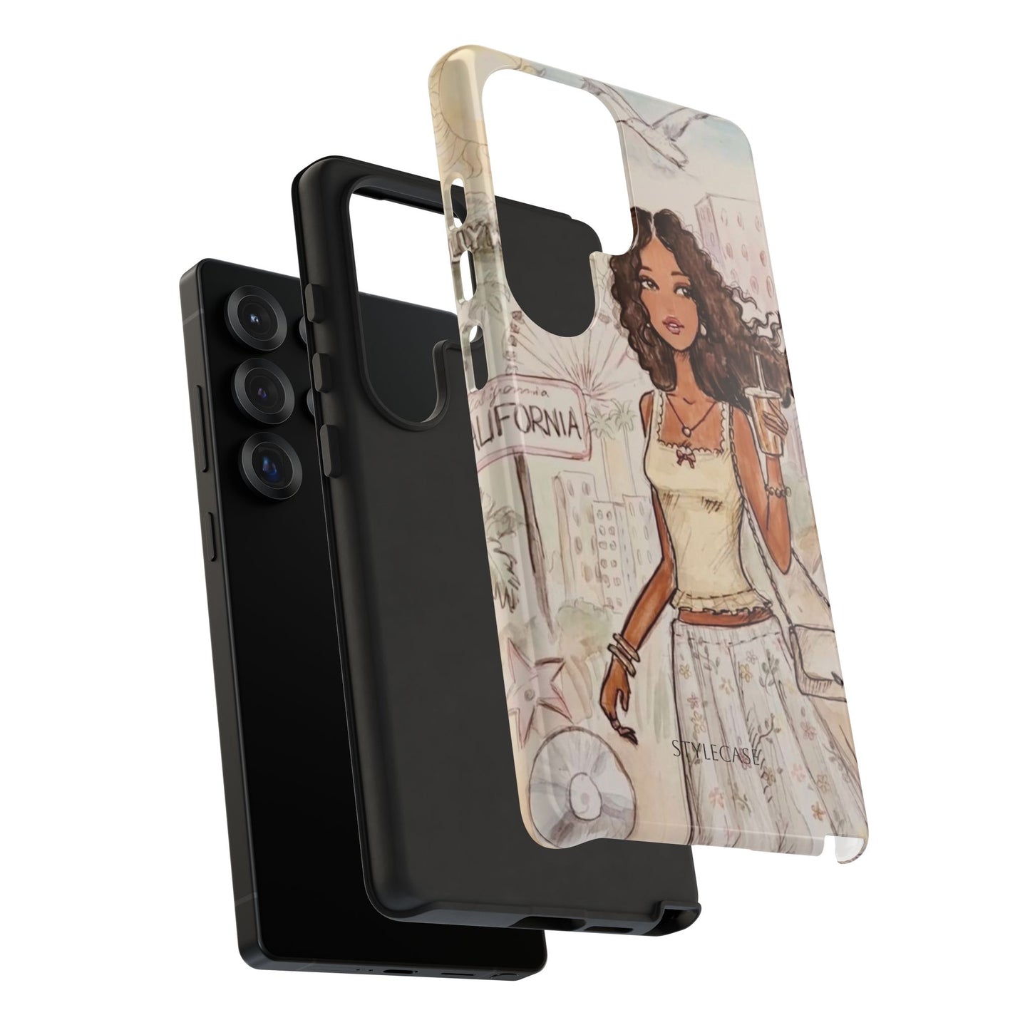Stylish Girl Phone Case — California Samsung And Iphone Cover