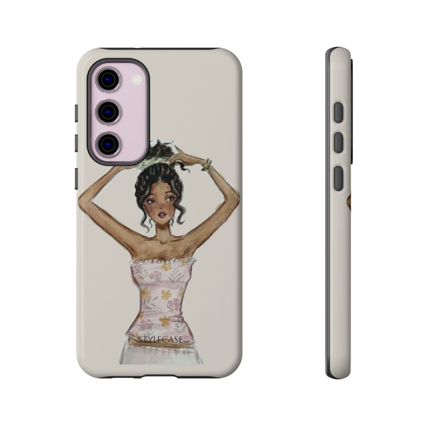 Phone Case — Fashion Illustration Chic Girl Protective Cover