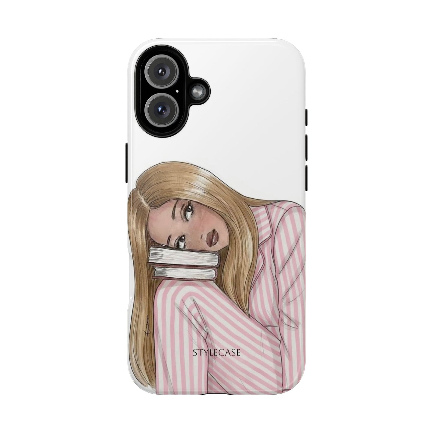Blonde Girl Phone Case - Books Lover Samsung & Iphone Case