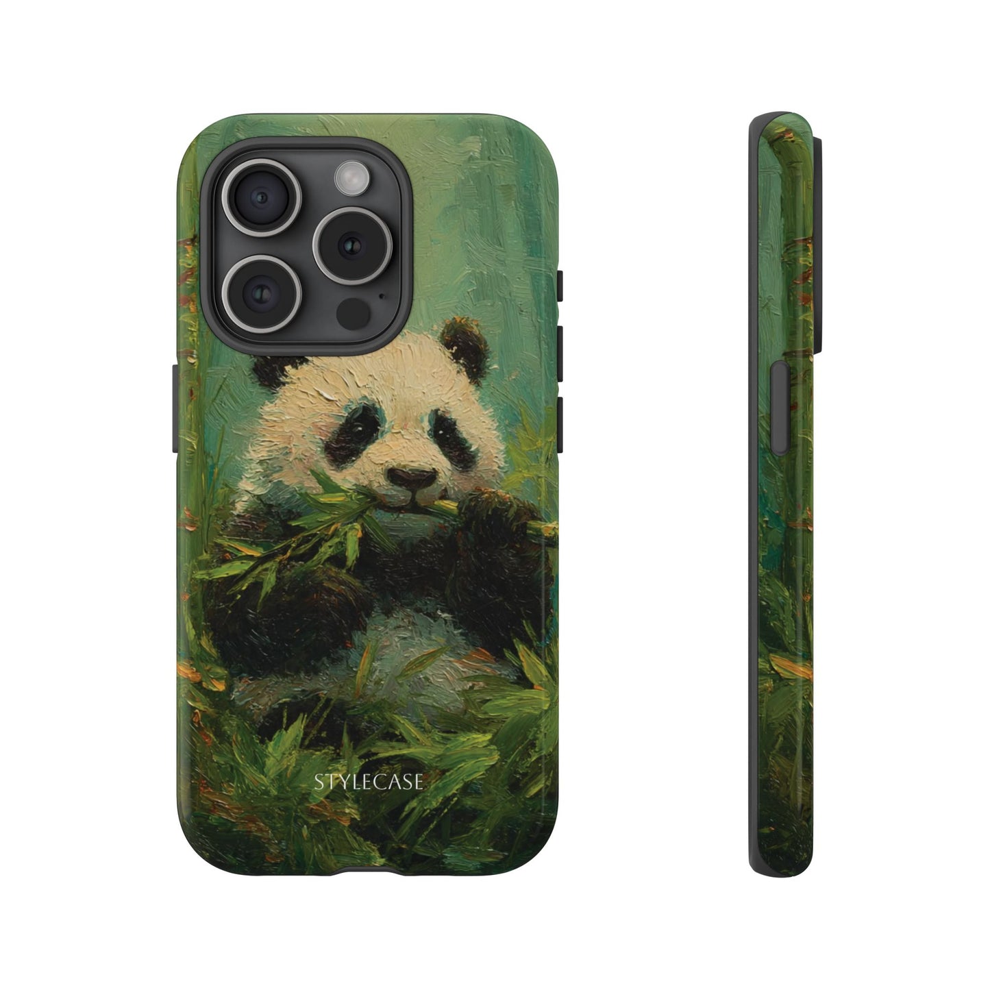 Panda Bamboo Phone Case – Cute Vintage-Style Protective Phone Cover